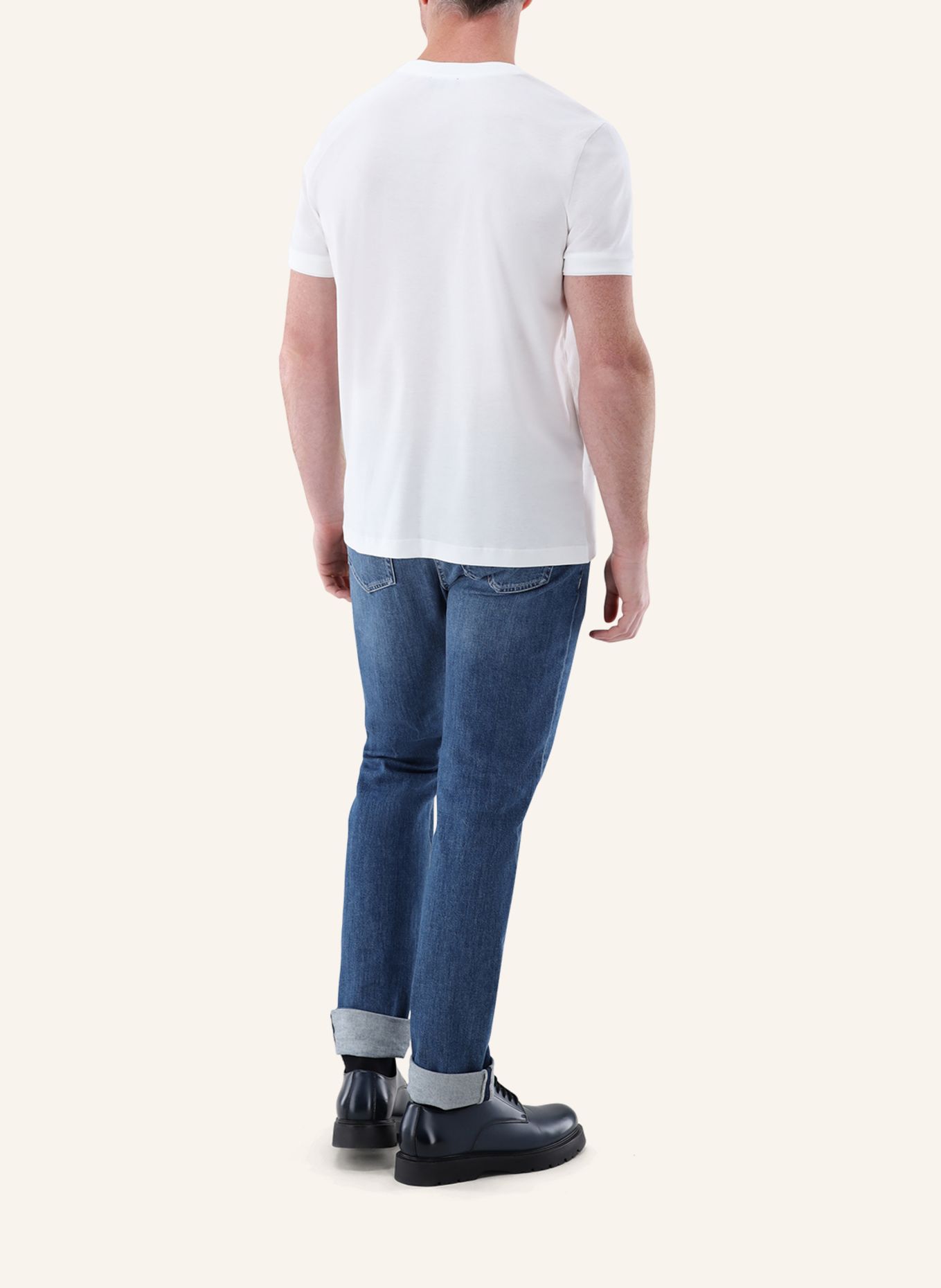 van Laack T-Shirt Modern Fit: WEISS