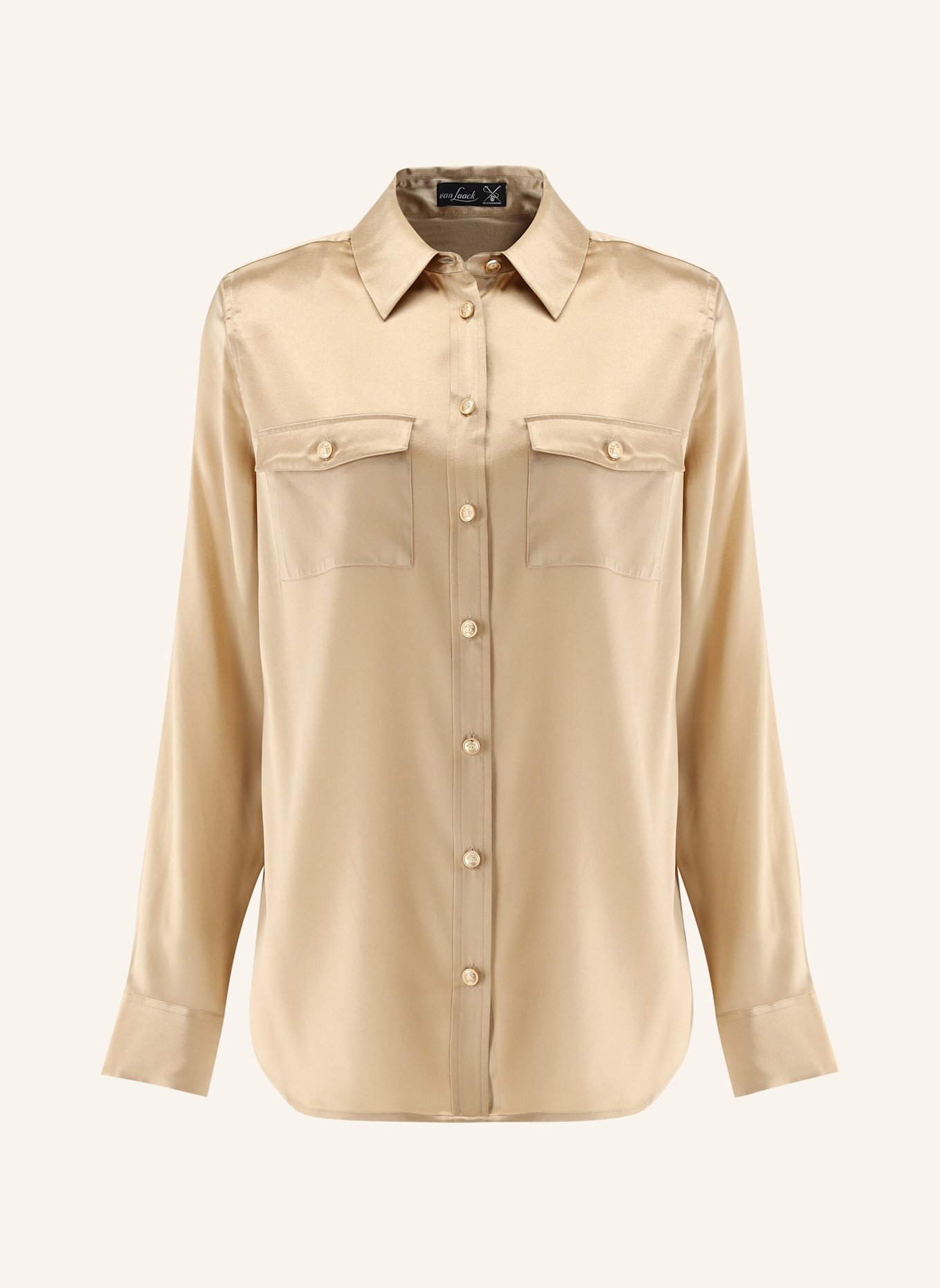 van Laack Bluse Modern Fit: GELB