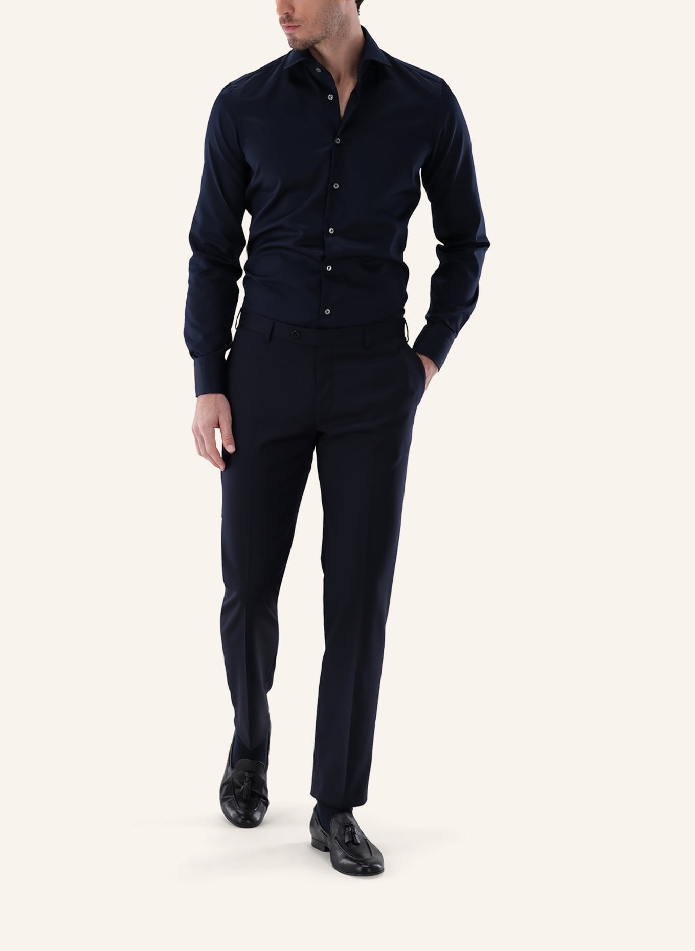 van Laack Hemd Tailor Fit: BLAU