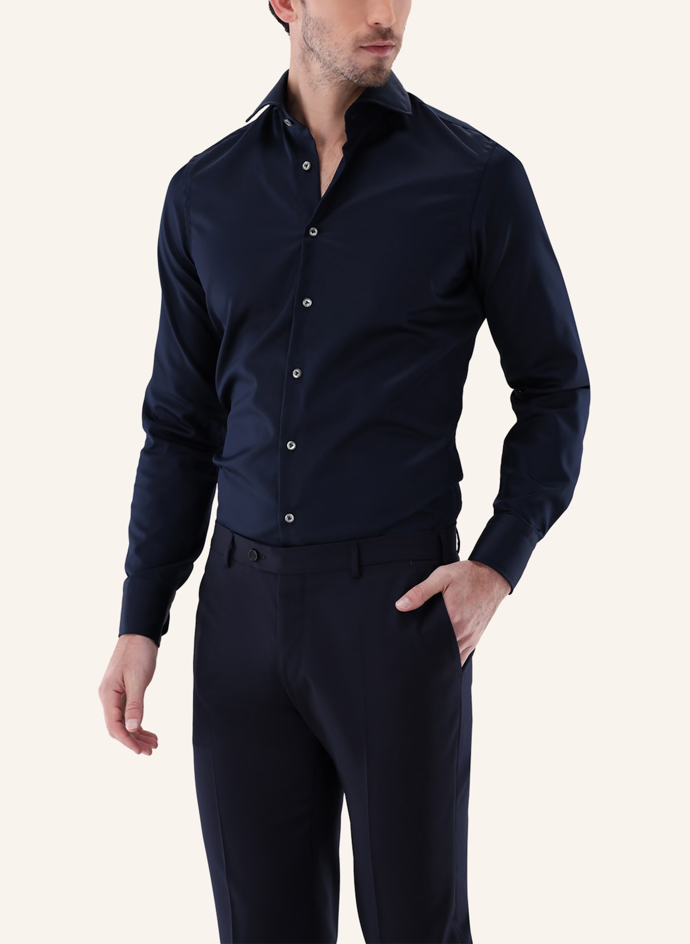 van Laack Hemd Tailor Fit: BLAU