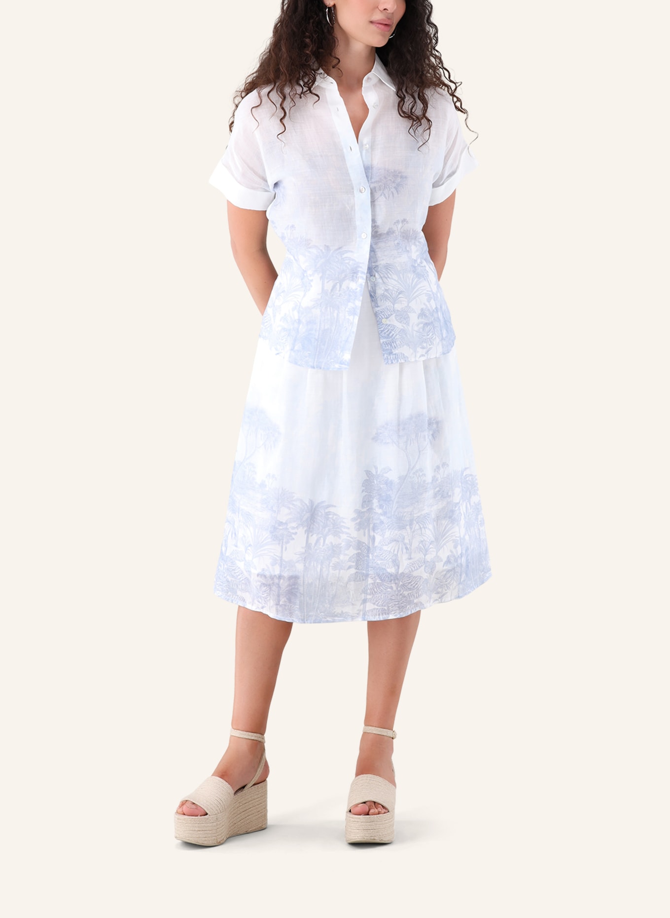 van Laack Bluse Modern Fit: WEISS