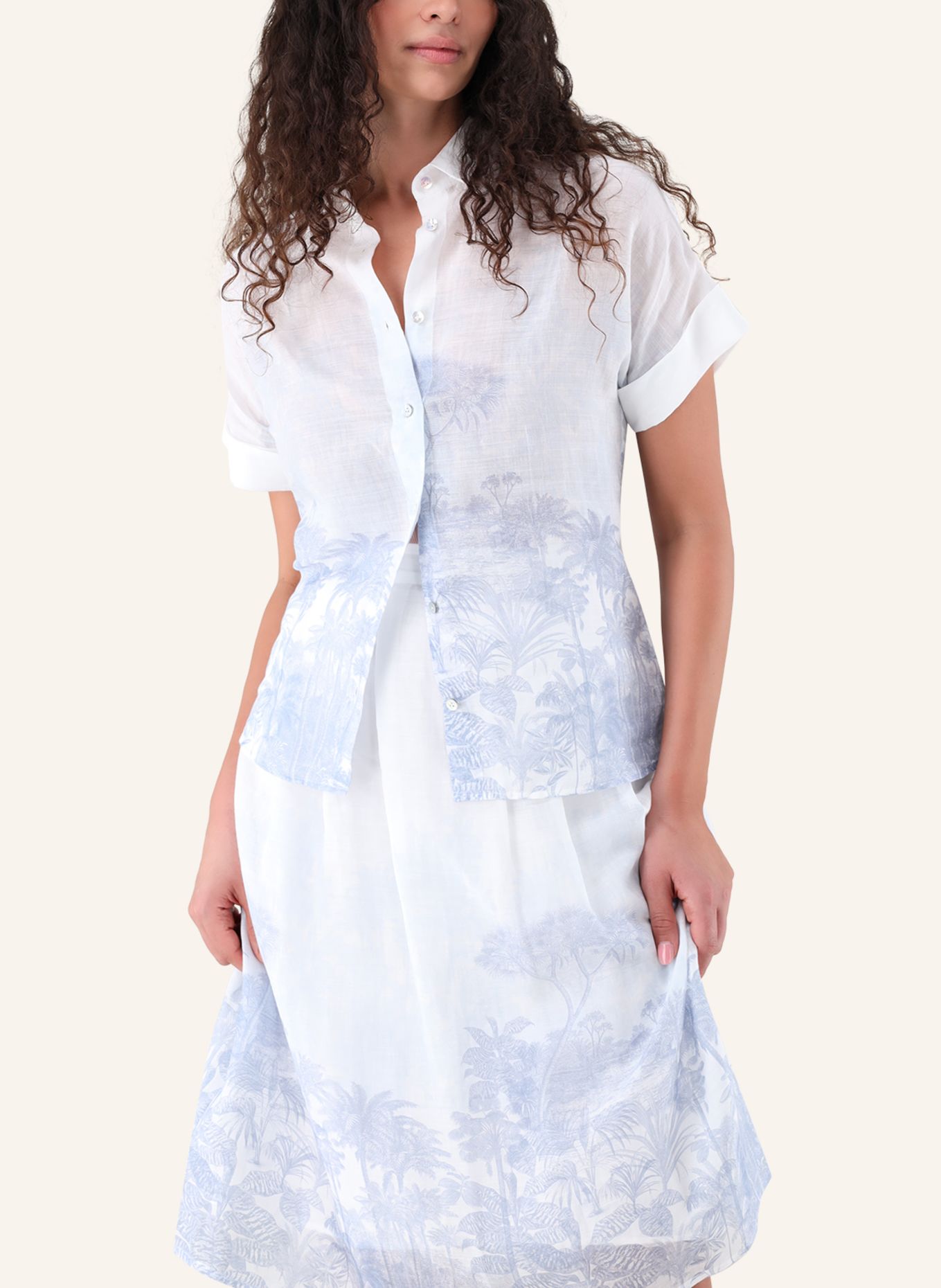 van Laack Bluse Modern Fit: WEISS