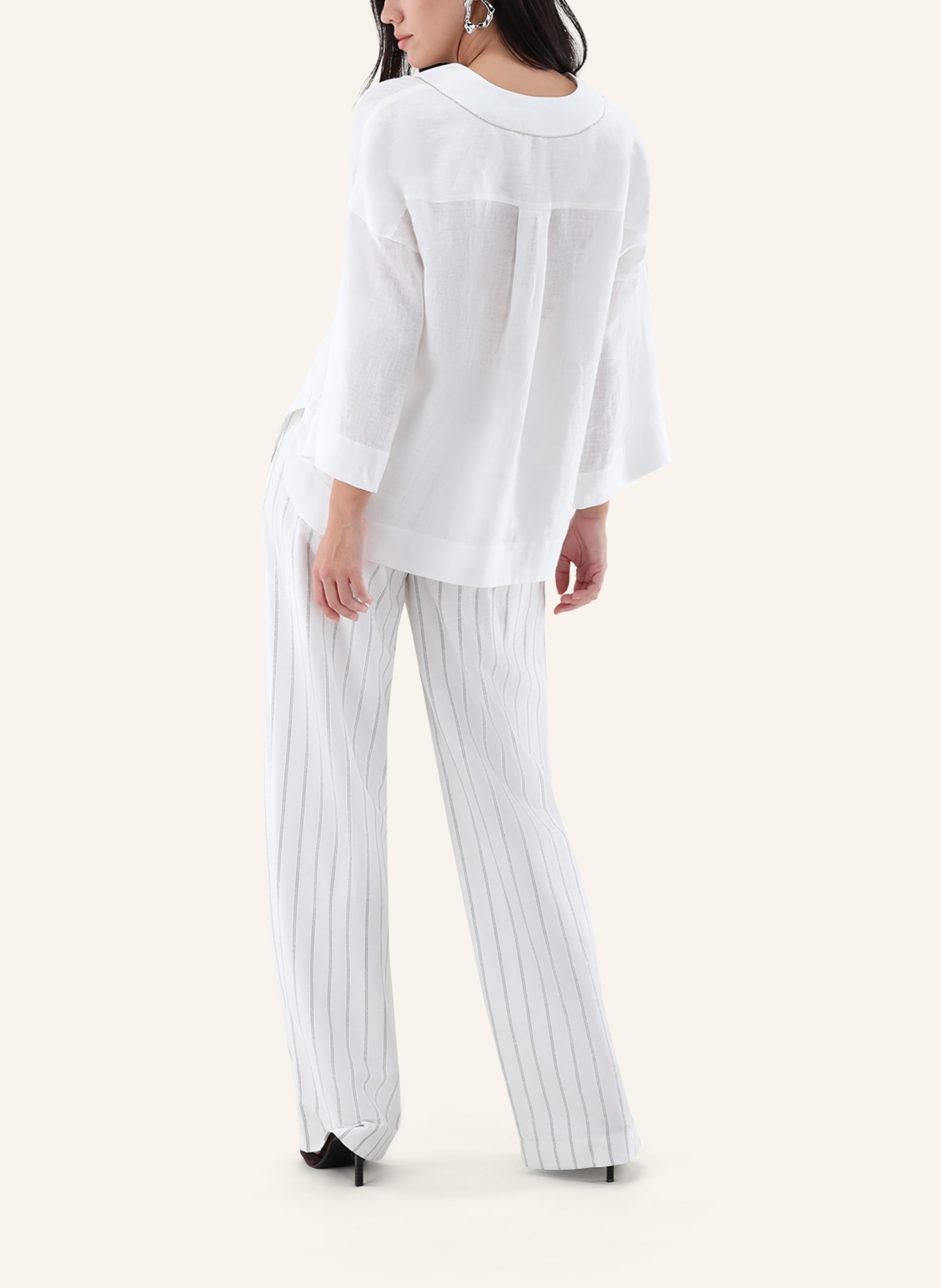 van Laack Bluse Modern Fit: BEIGE