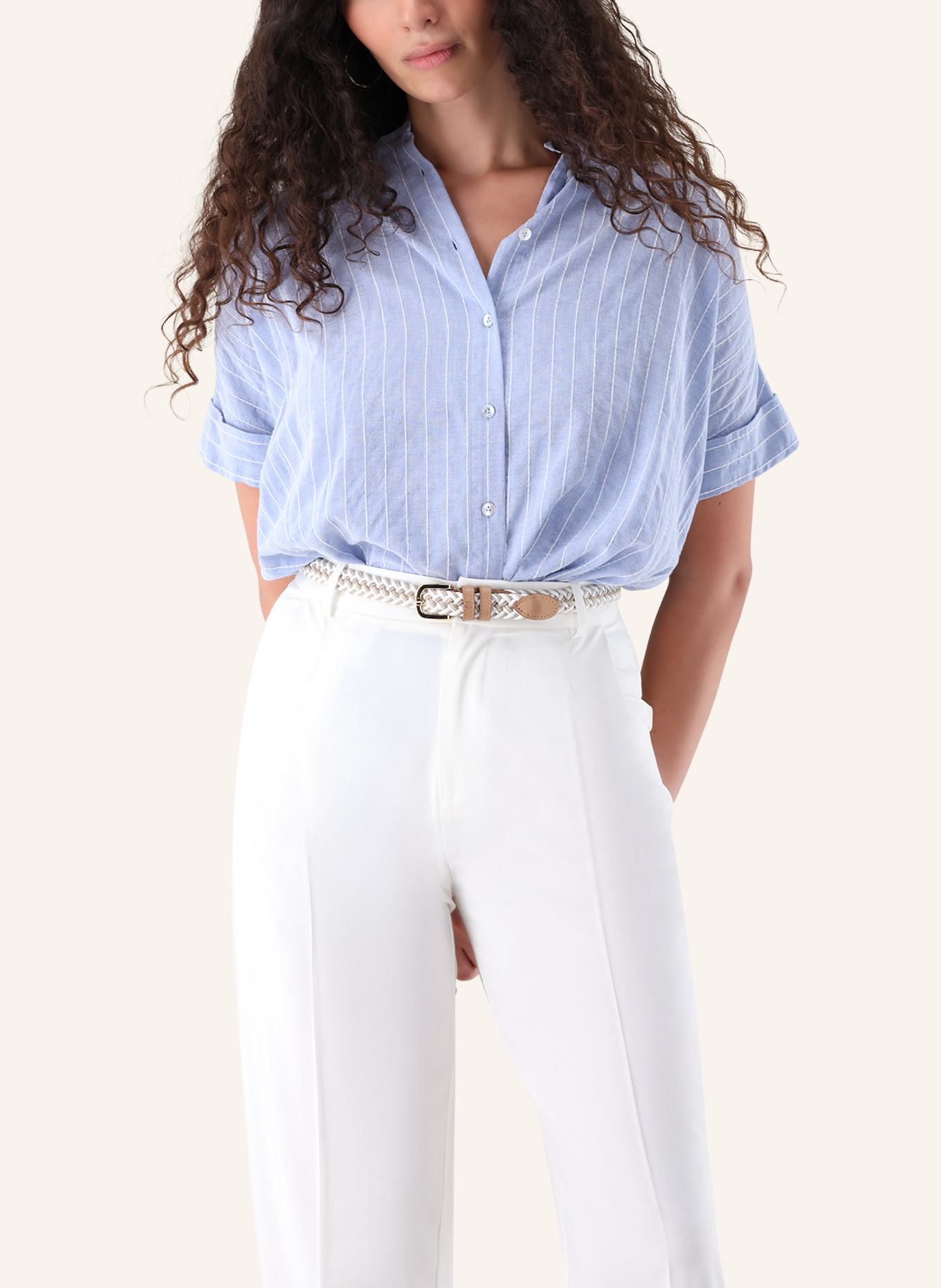 van Laack Bluse Modern Fit: BLAU