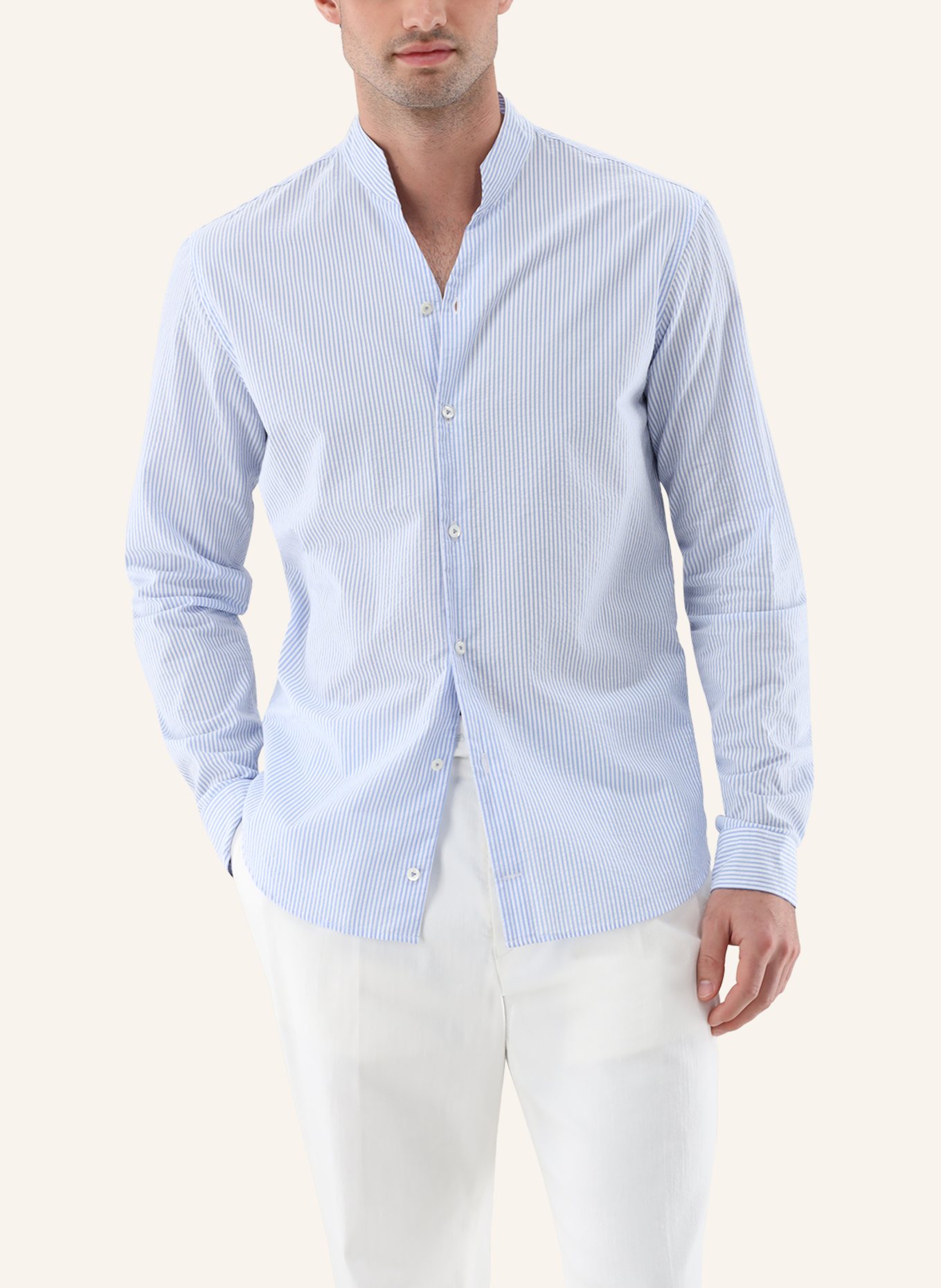 van Laack Hemd Slim Fit: BLAU