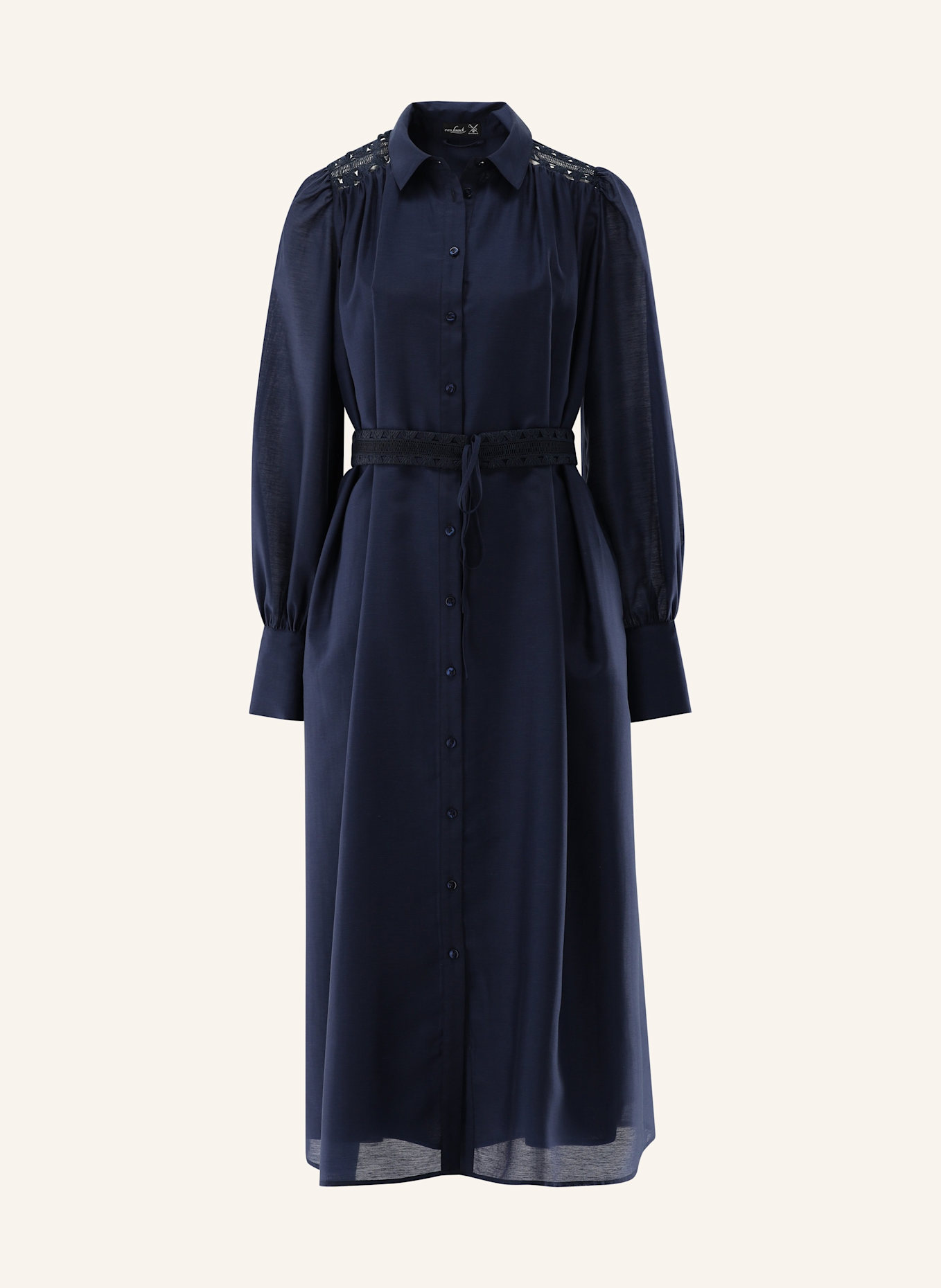 van Laack Kleid Modern Fit: DUNKELBLAU