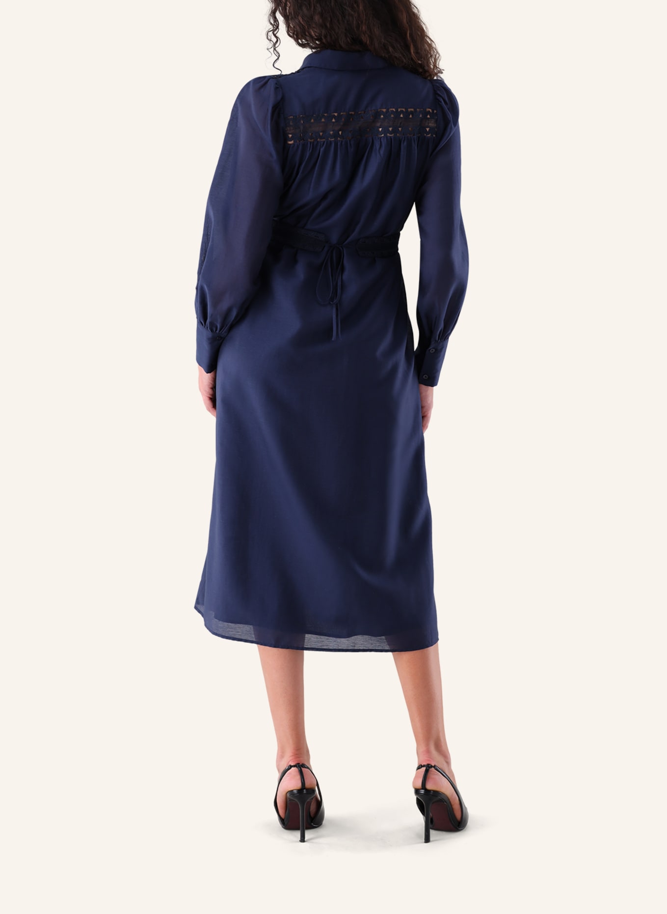 van Laack Kleid Modern Fit: DUNKELBLAU