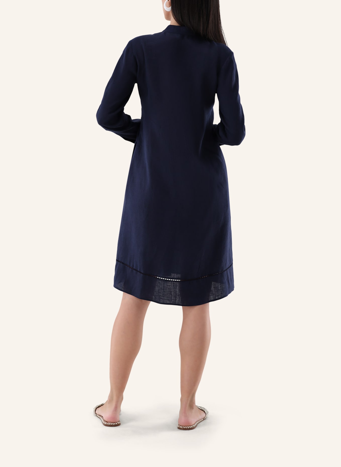 van Laack Kleid Modern Fit: DUNKELBLAU