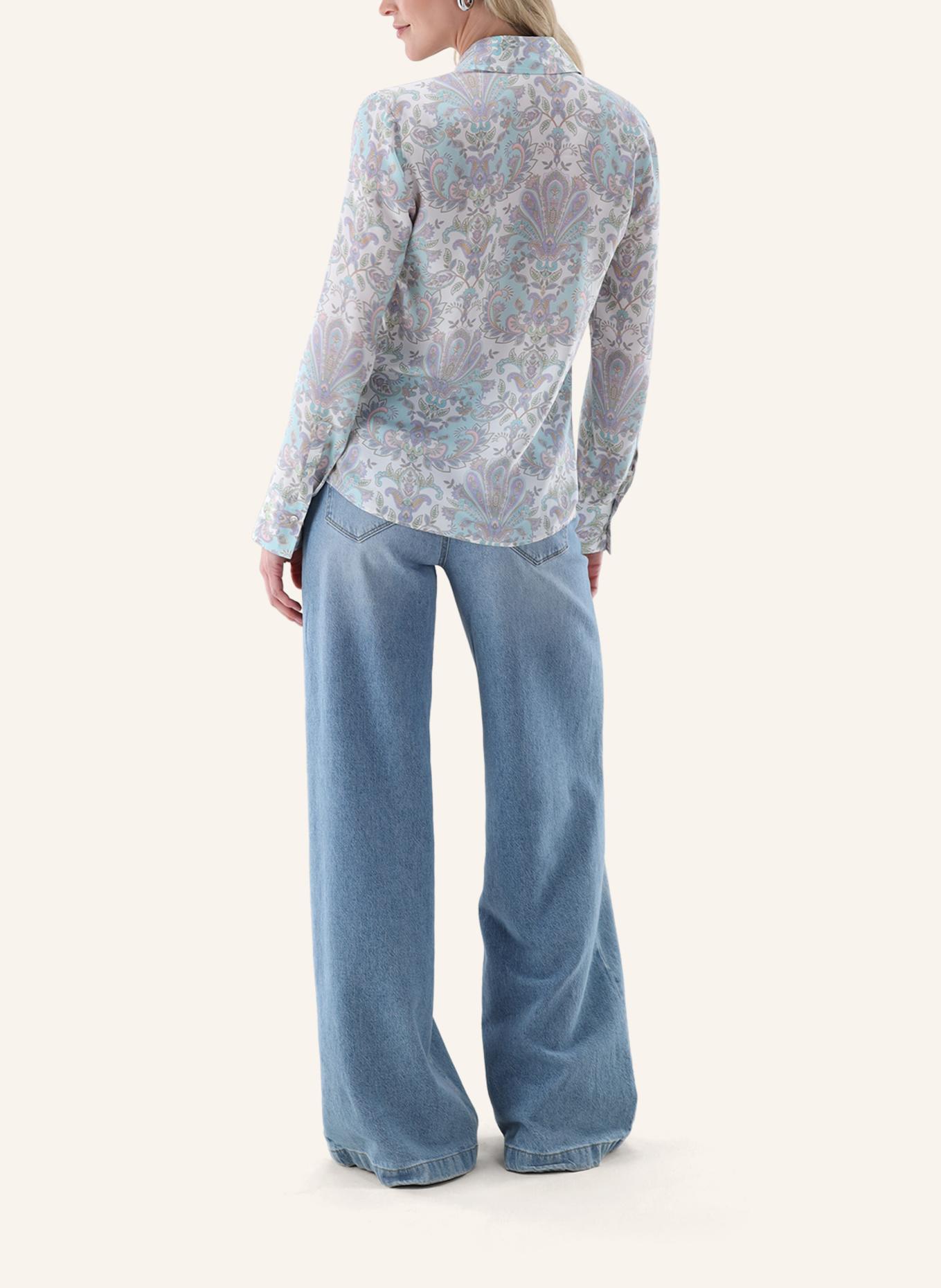 van Laack Bluse Modern Fit: BEIGE/ BRAUN