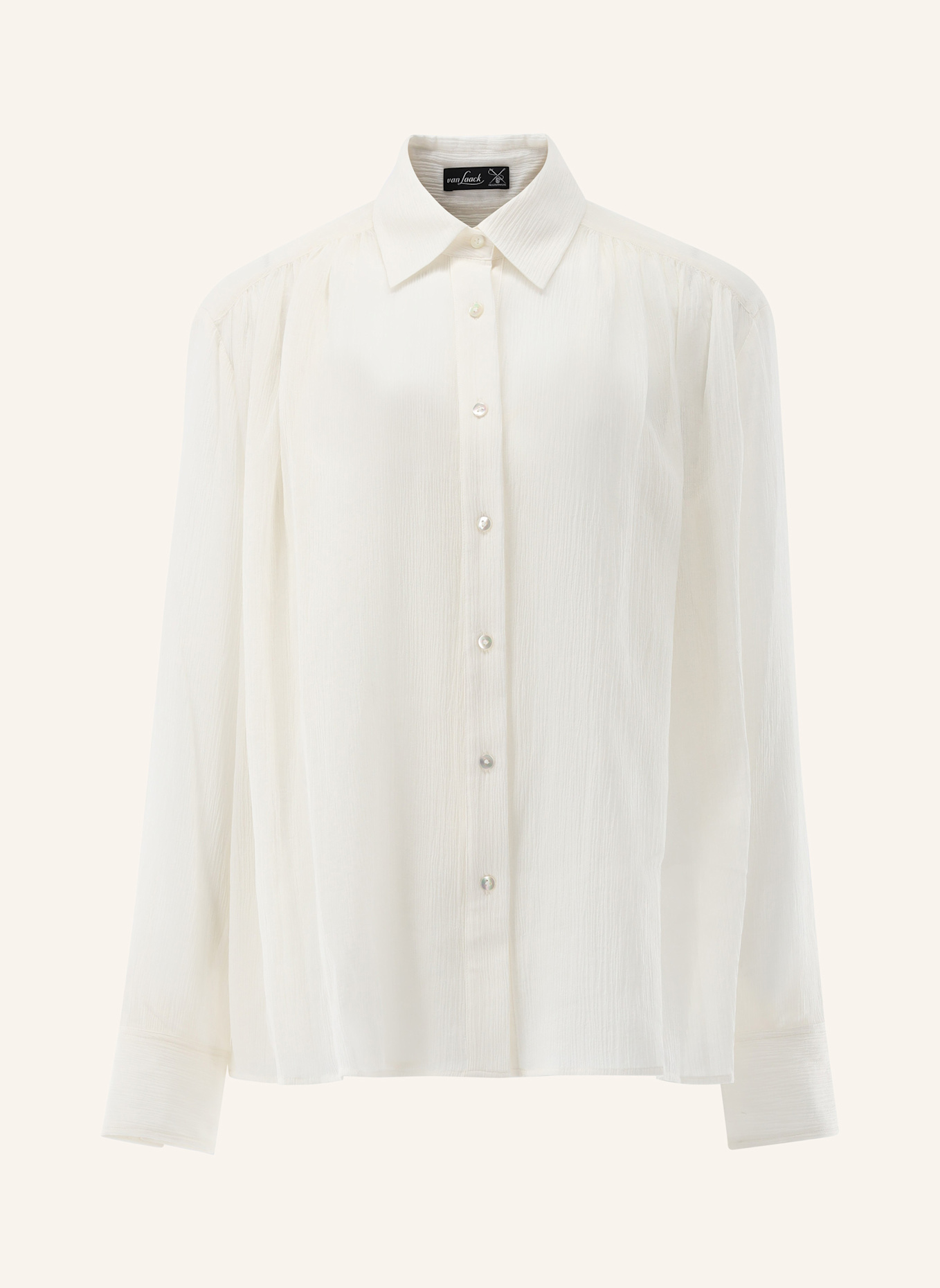 van Laack Bluse Modern Fit: BEIGE