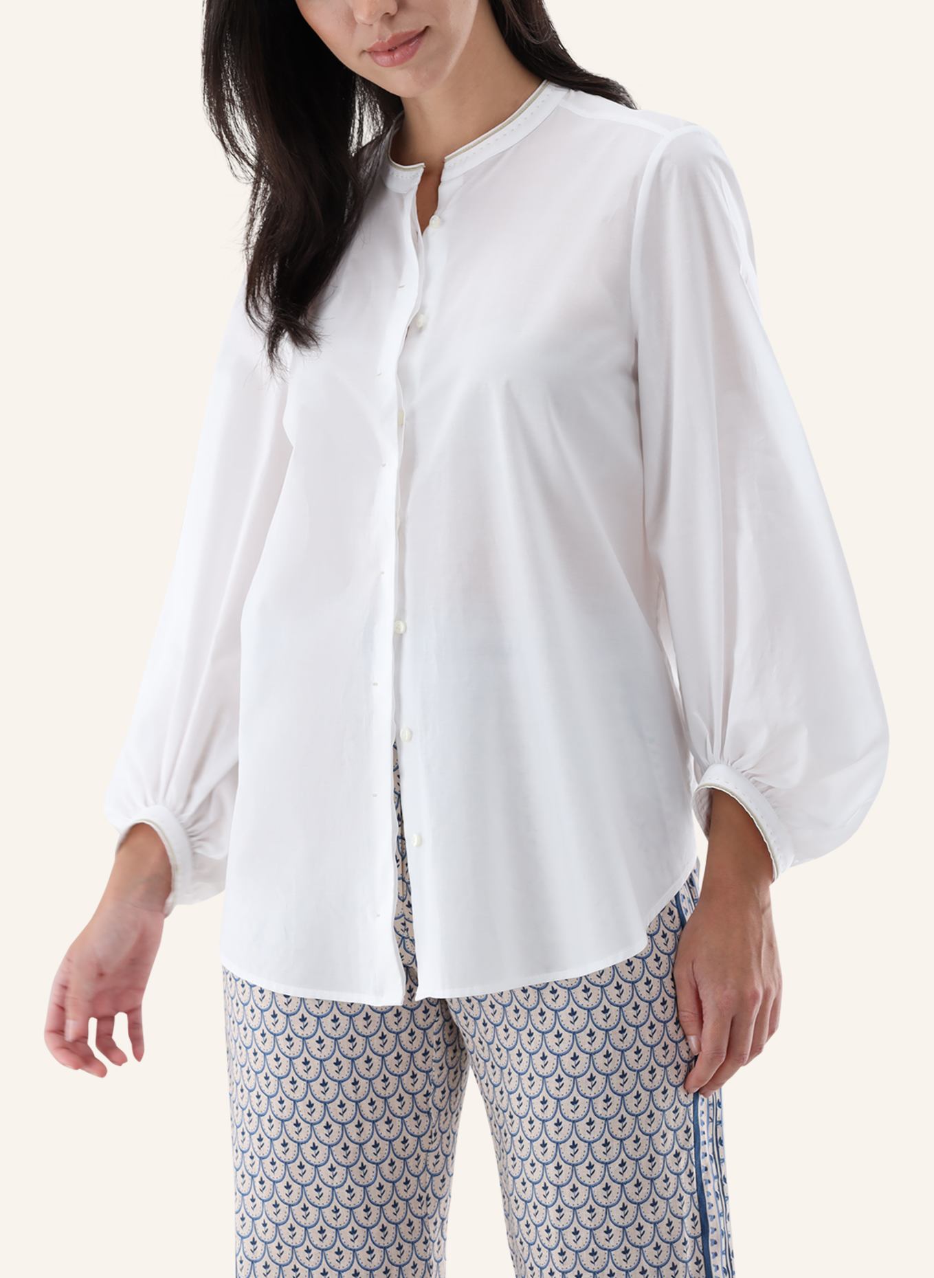 van Laack Bluse Modern Fit: WEISS