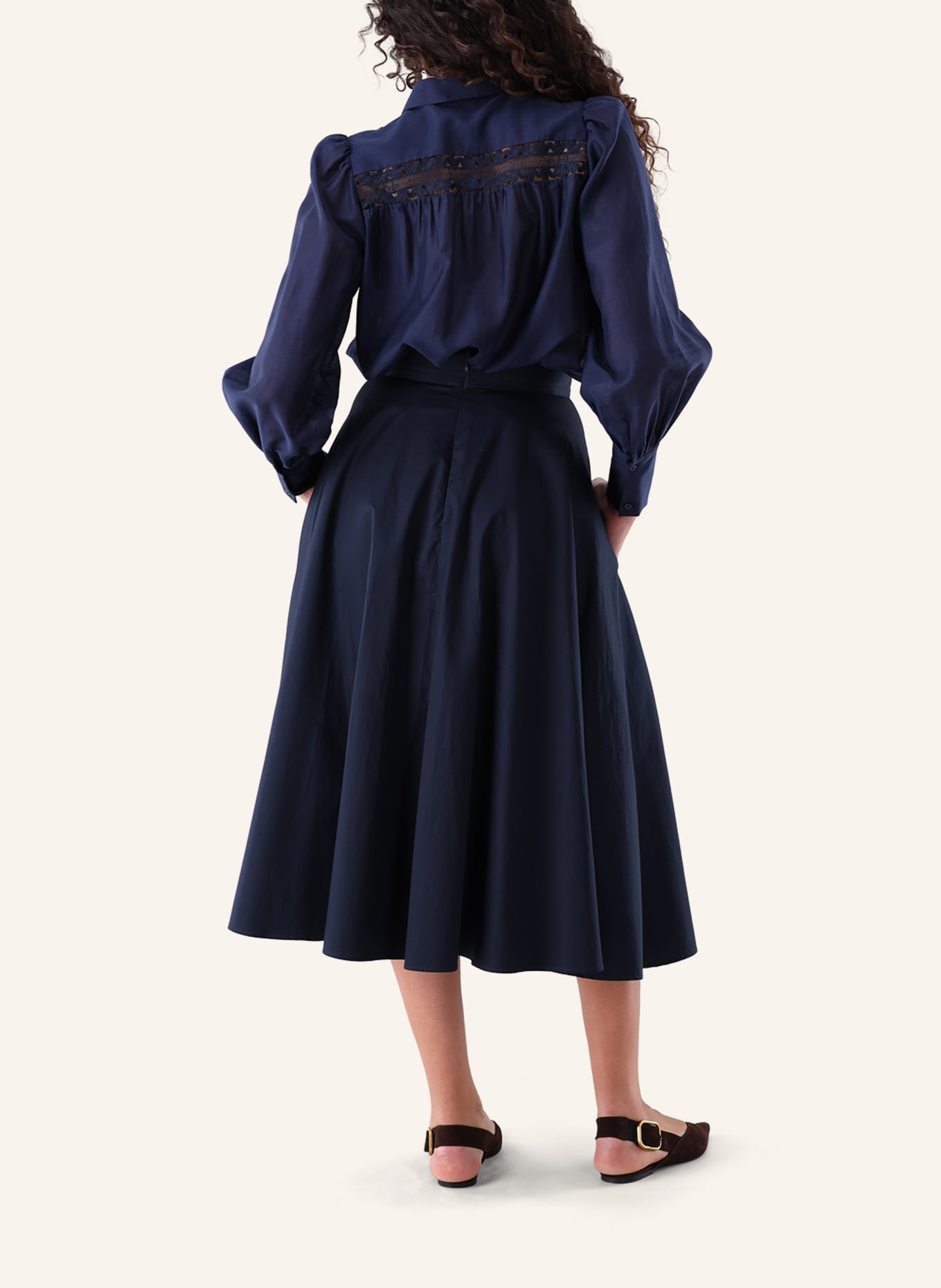 van Laack Bluse Modern Fit: DUNKELBLAU