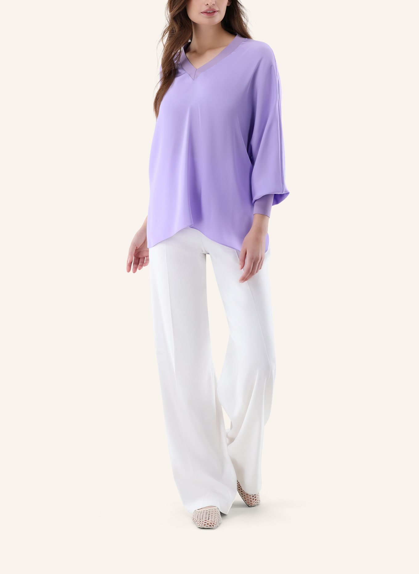 van Laack Bluse Modern Fit: HELLLILA