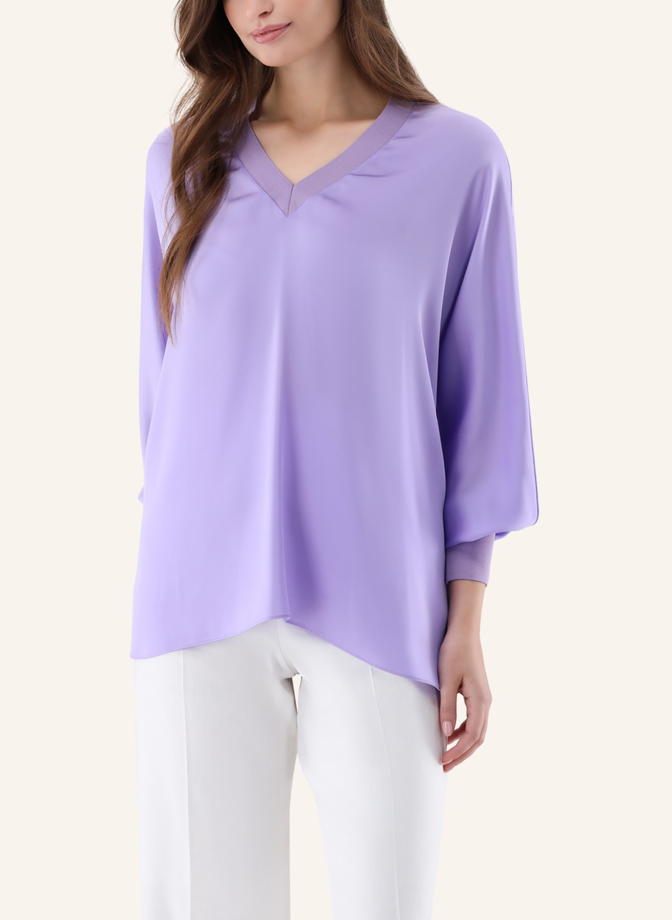 van Laack Bluse Modern Fit: HELLLILA