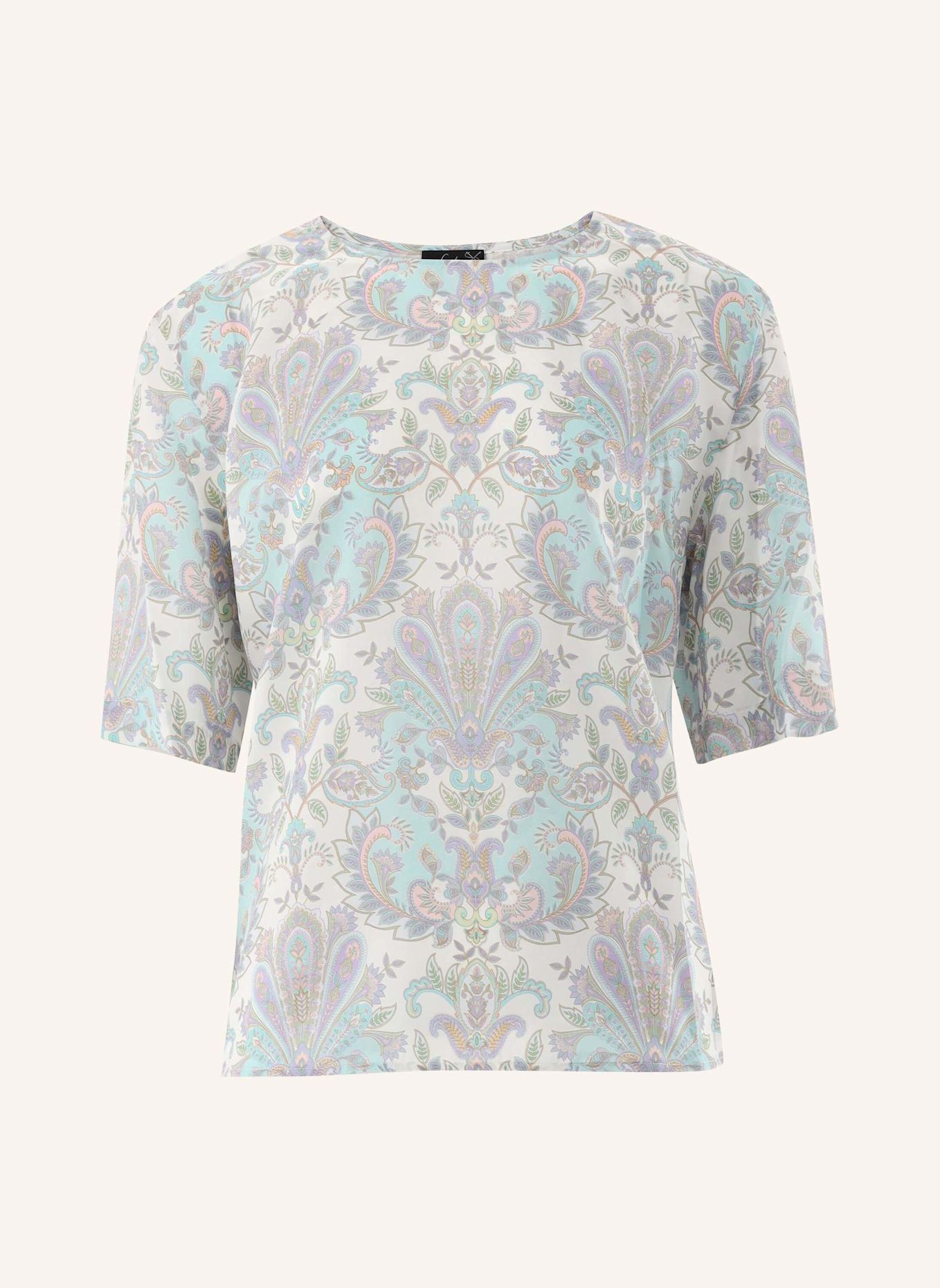 van Laack Bluse Modern Fit: BEIGE/ BRAUN