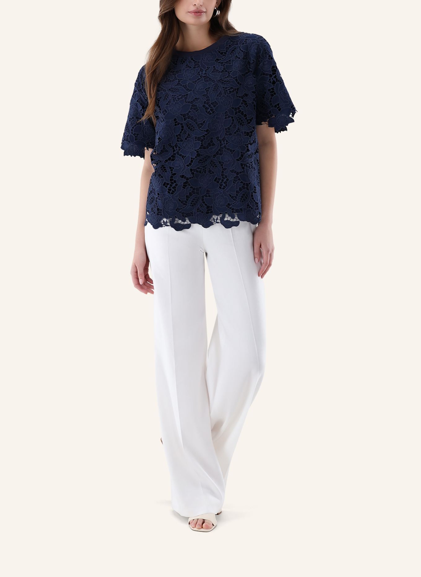 van Laack Bluse Modern Fit: DUNKELBLAU
