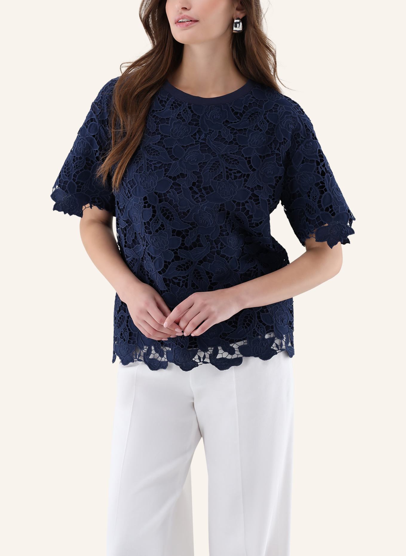 van Laack Bluse Modern Fit: DUNKELBLAU