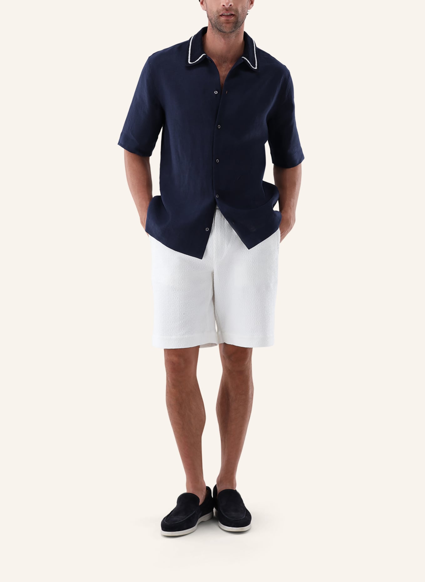 van Laack Hemd Tailor Fit: DUNKELBLAU