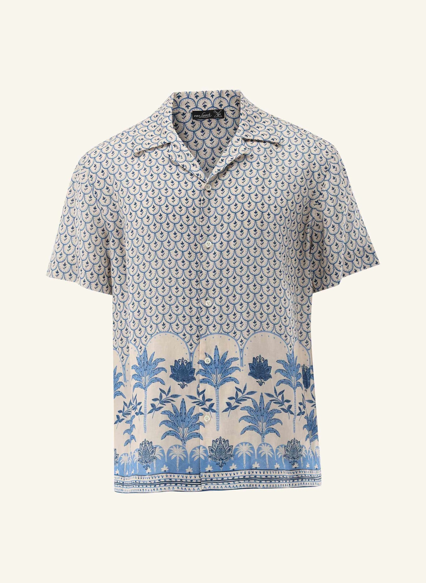 van Laack Hemd Tailor Fit: BEIGE/ BRAUN