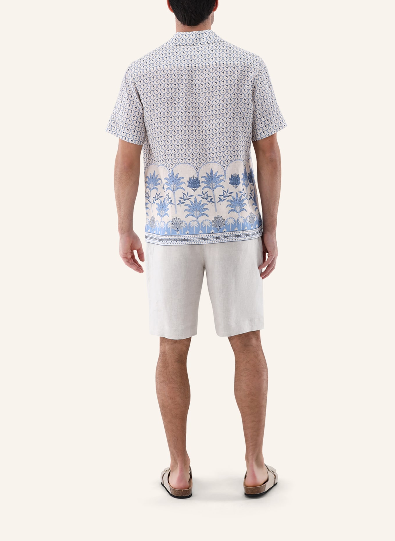 van Laack Hemd Tailor Fit: BEIGE/ BRAUN