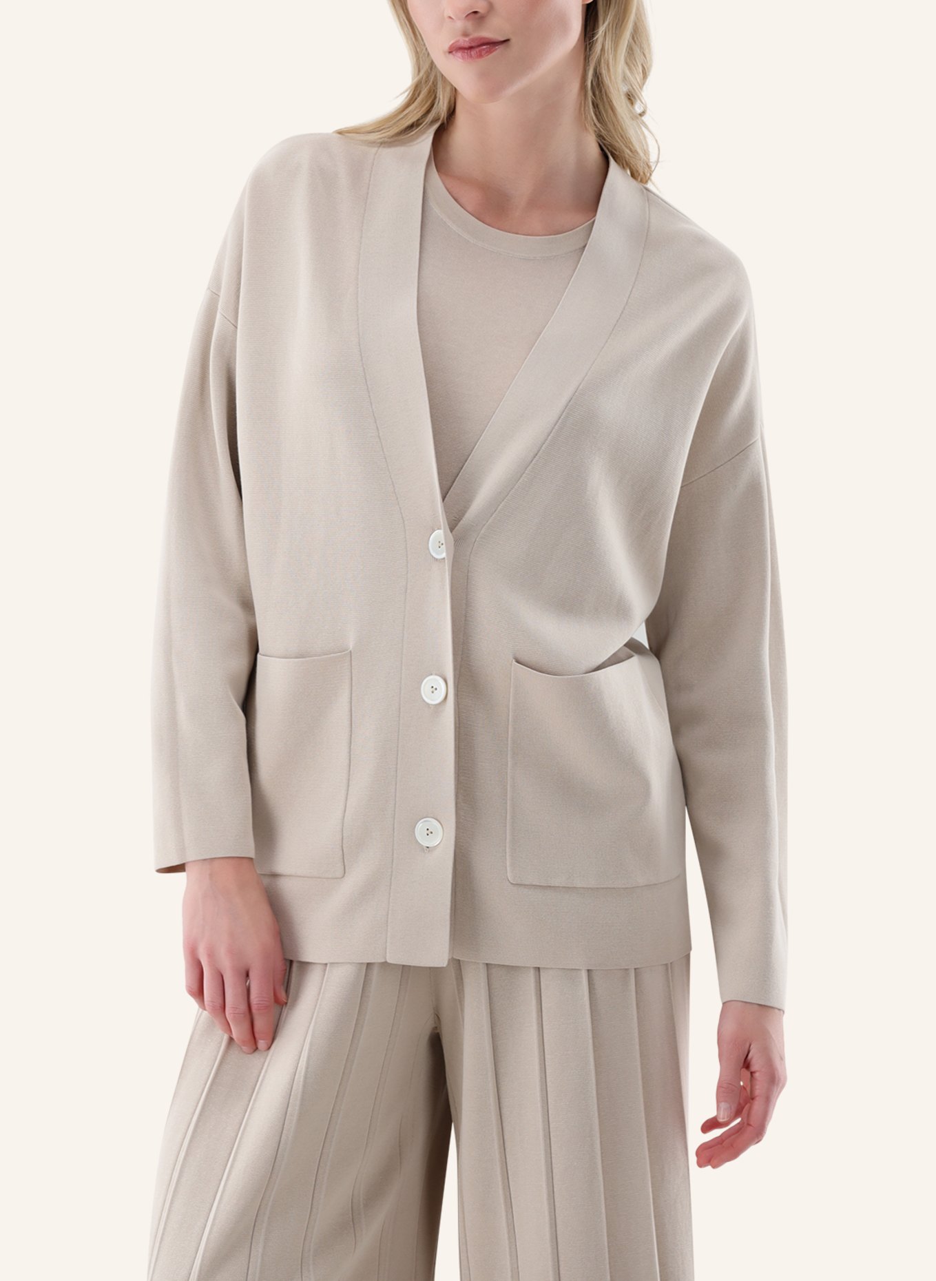 van Laack Jacke: BEIGE/ BRAUN