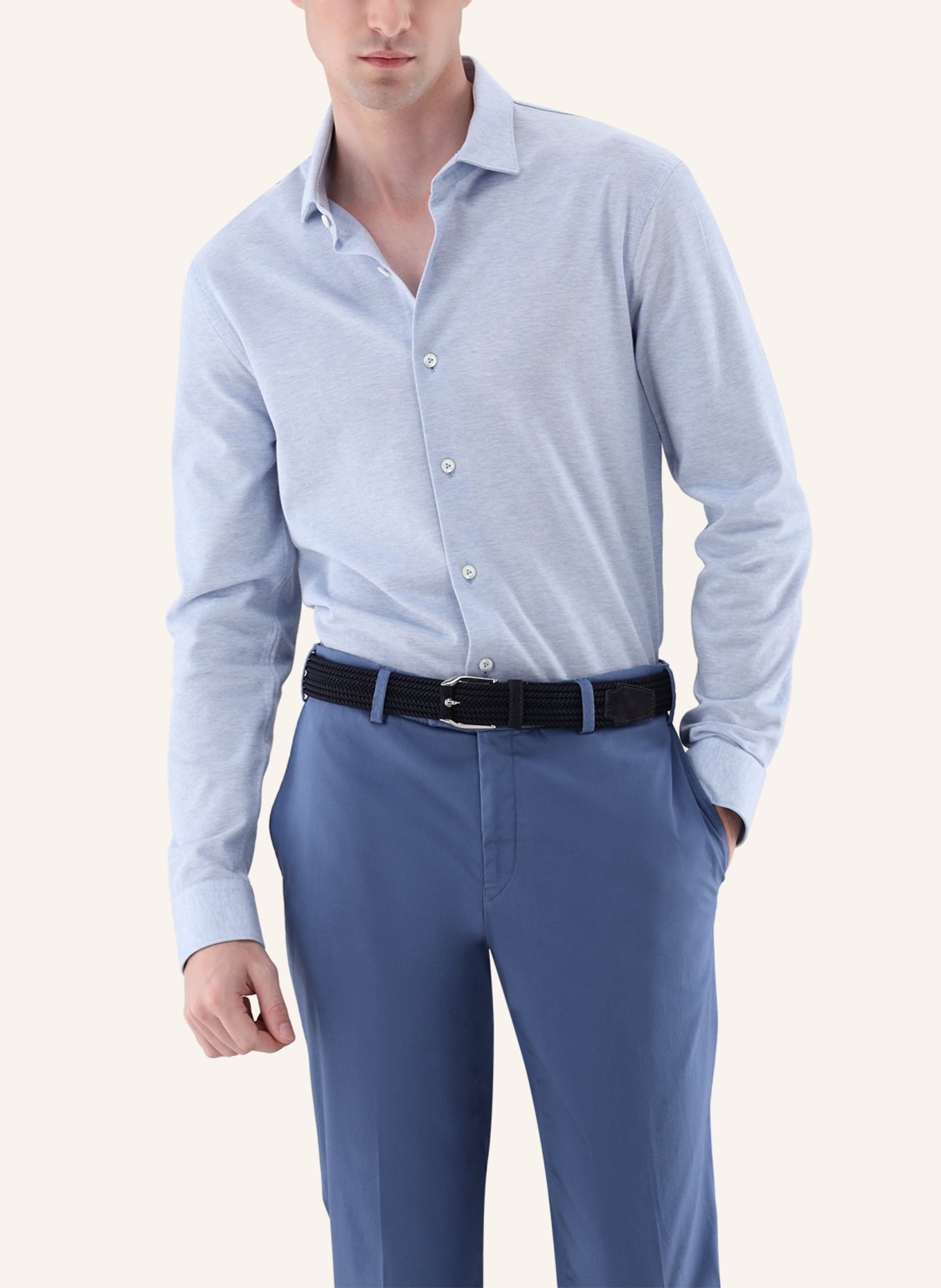 van Laack Hemd Slim Fit: BLAU