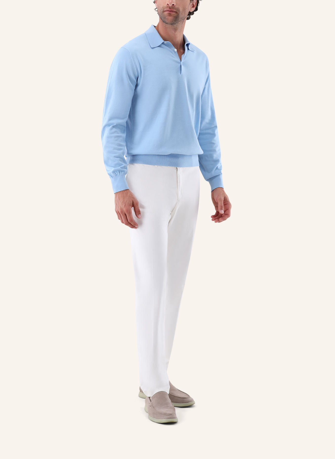 van Laack Pullover: HELLBLAU