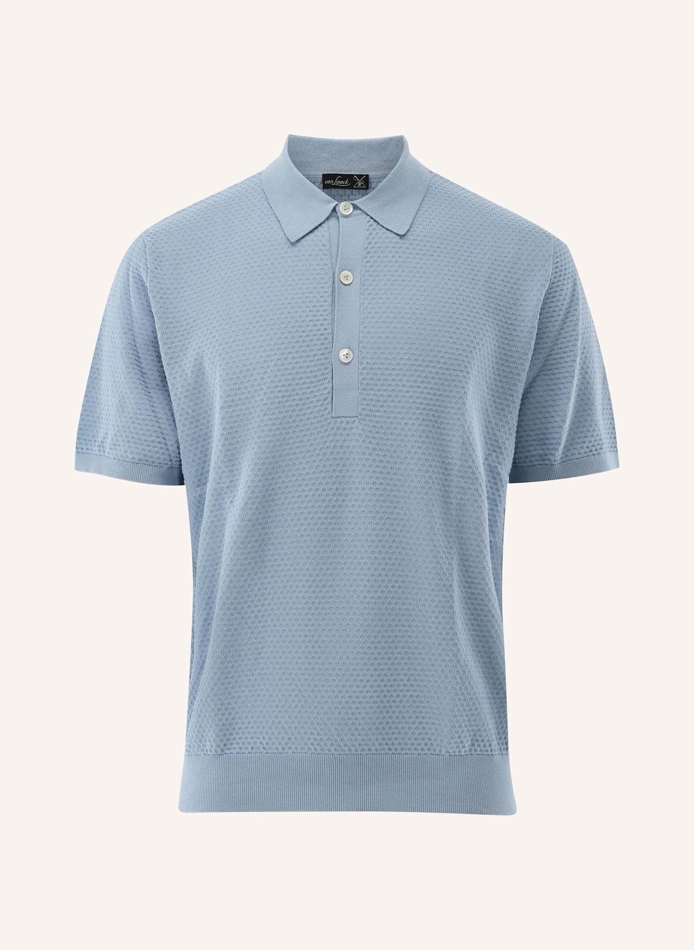 van Laack Poloshirt: HELLBLAU