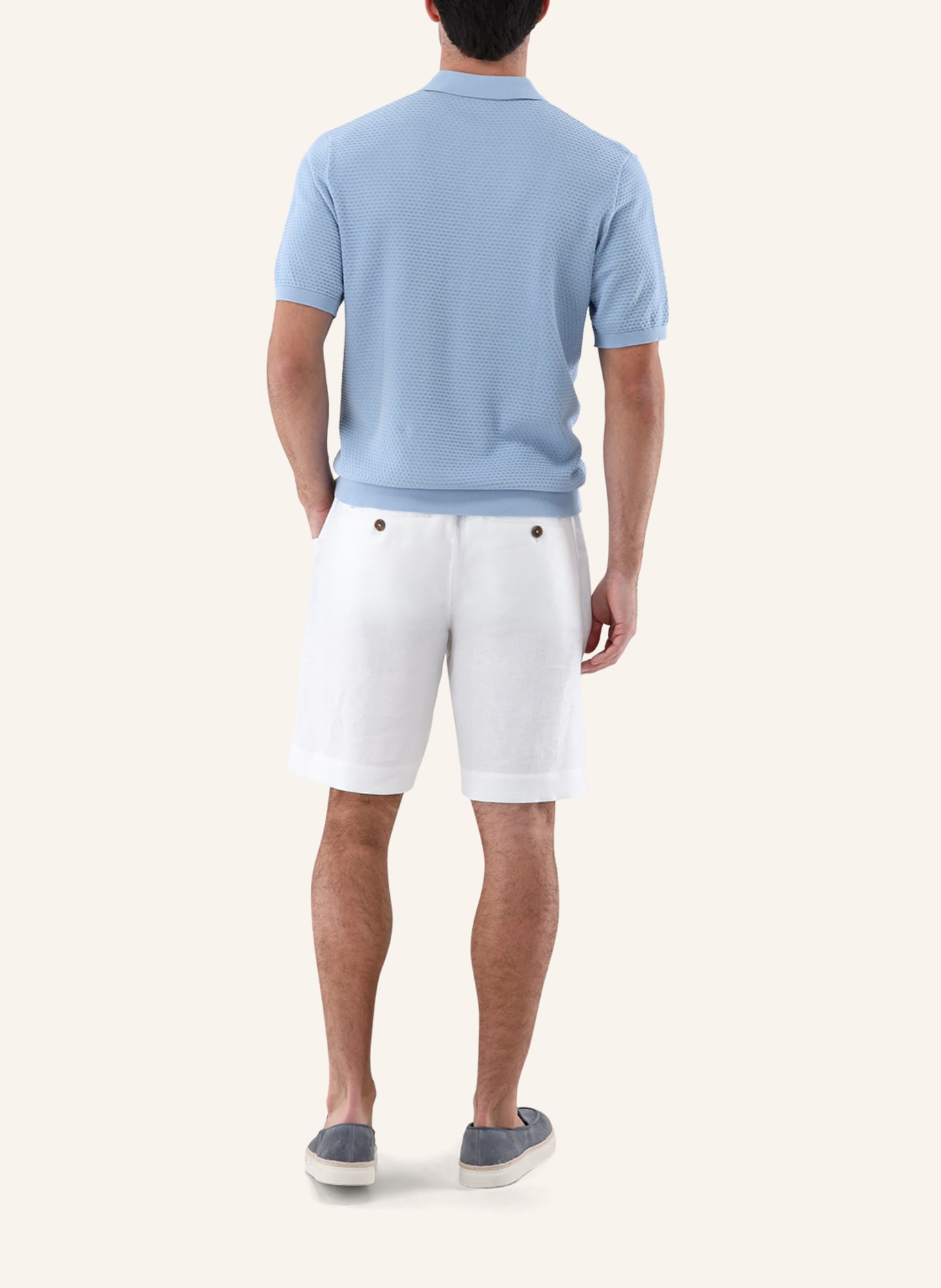 van Laack Poloshirt: HELLBLAU