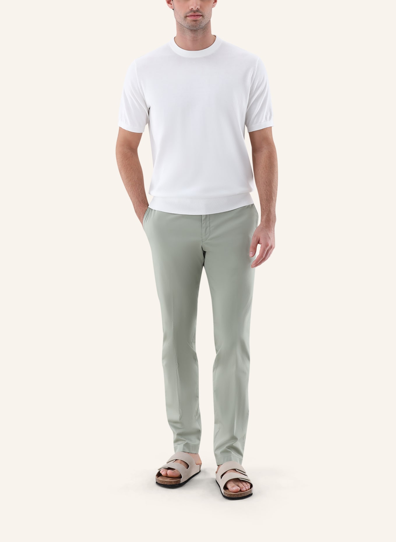 van Laack Poloshirt: BEIGE