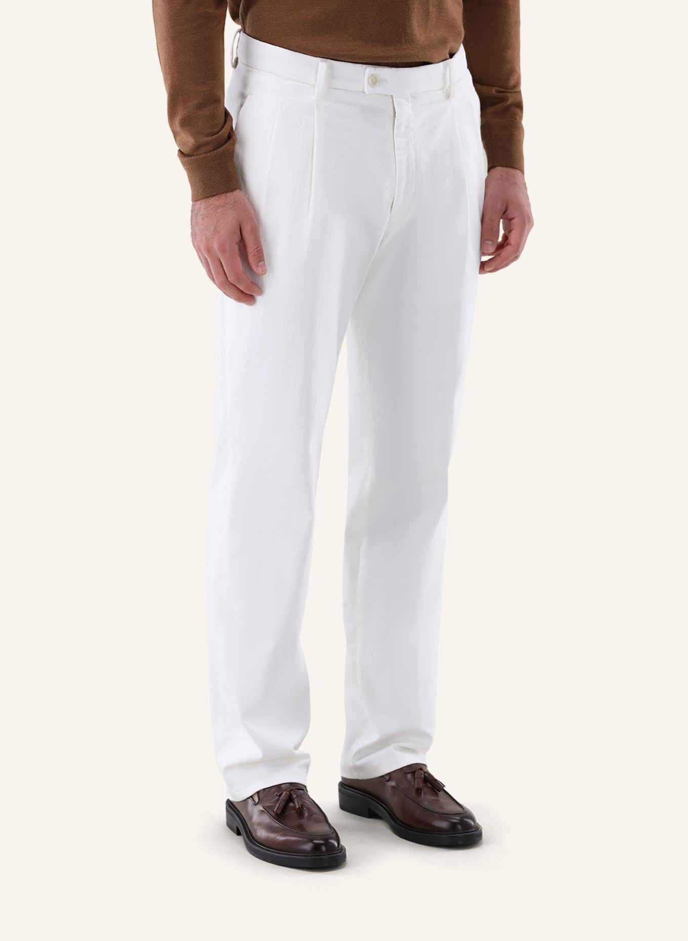 van Laack Hose Modern Fit: BEIGE