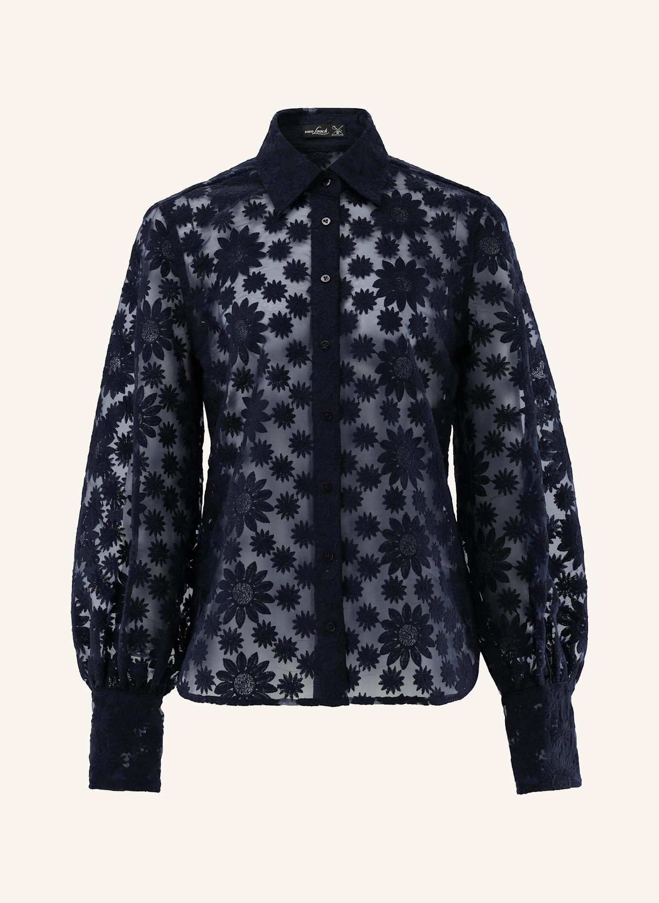 van Laack Bluse Modern Fit: BLAU