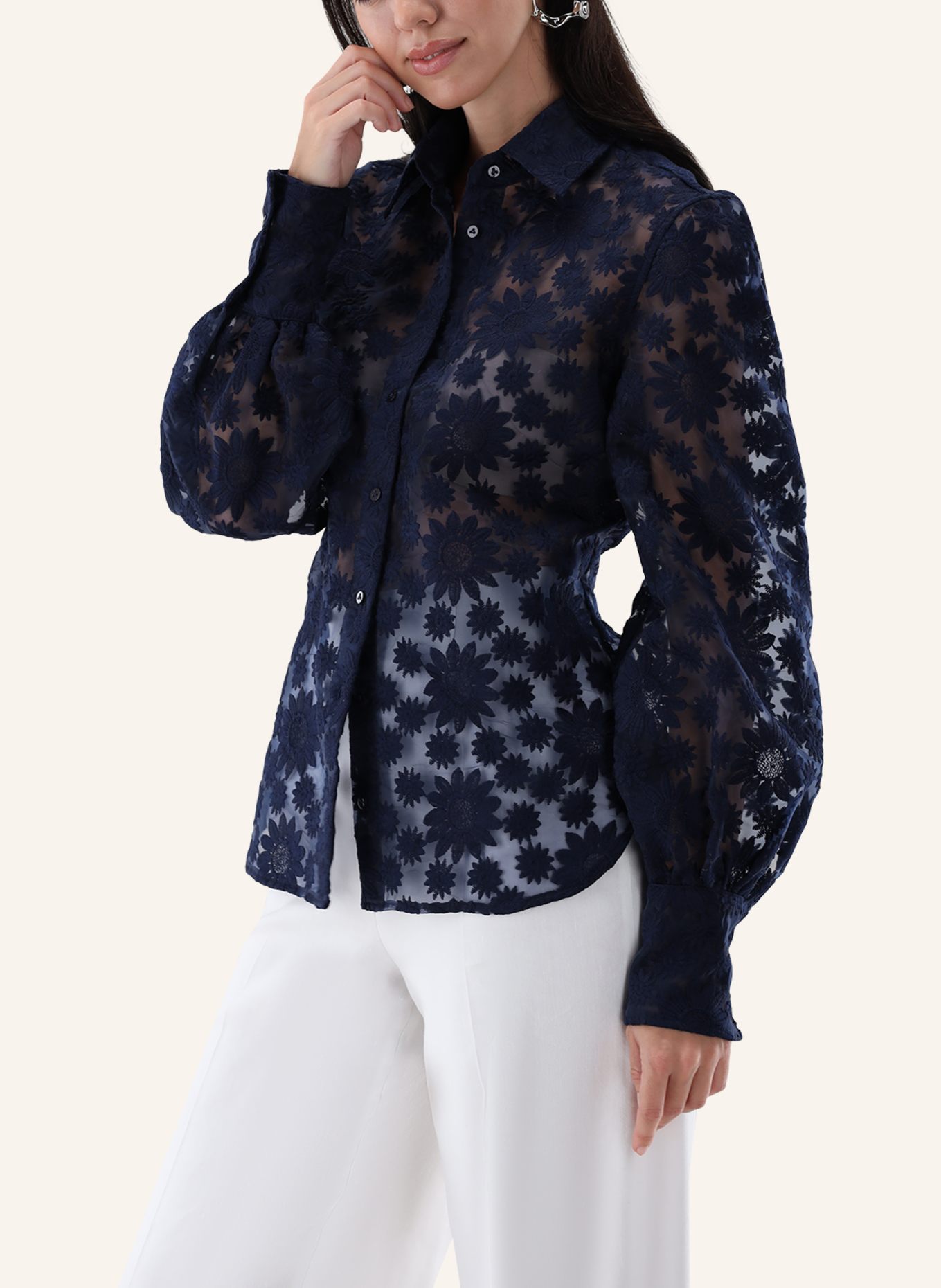 van Laack Bluse Modern Fit: BLAU