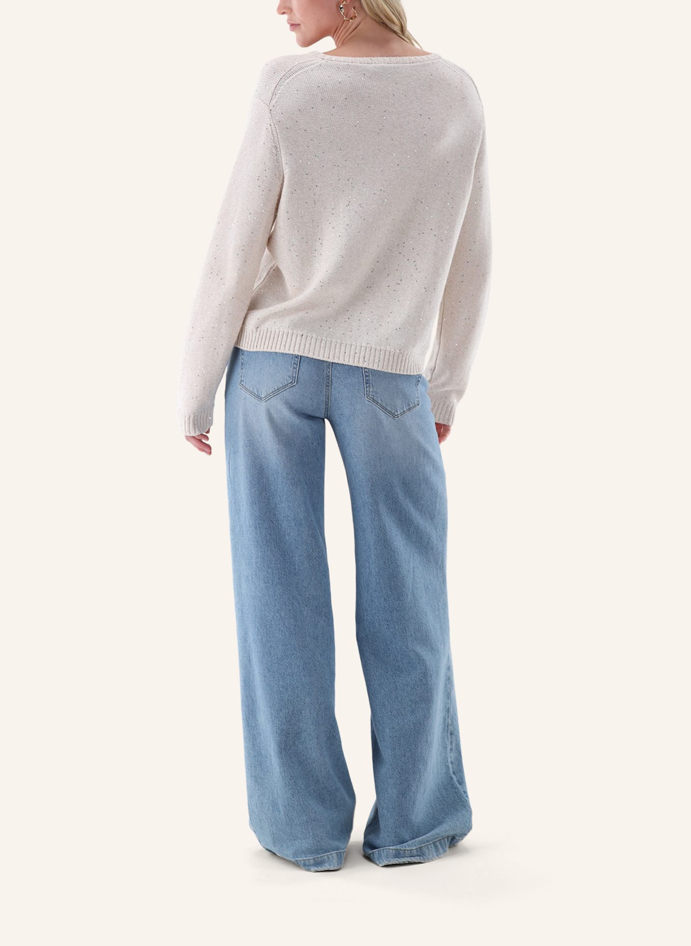 van Laack Pullover: BEIGE/ BRAUN