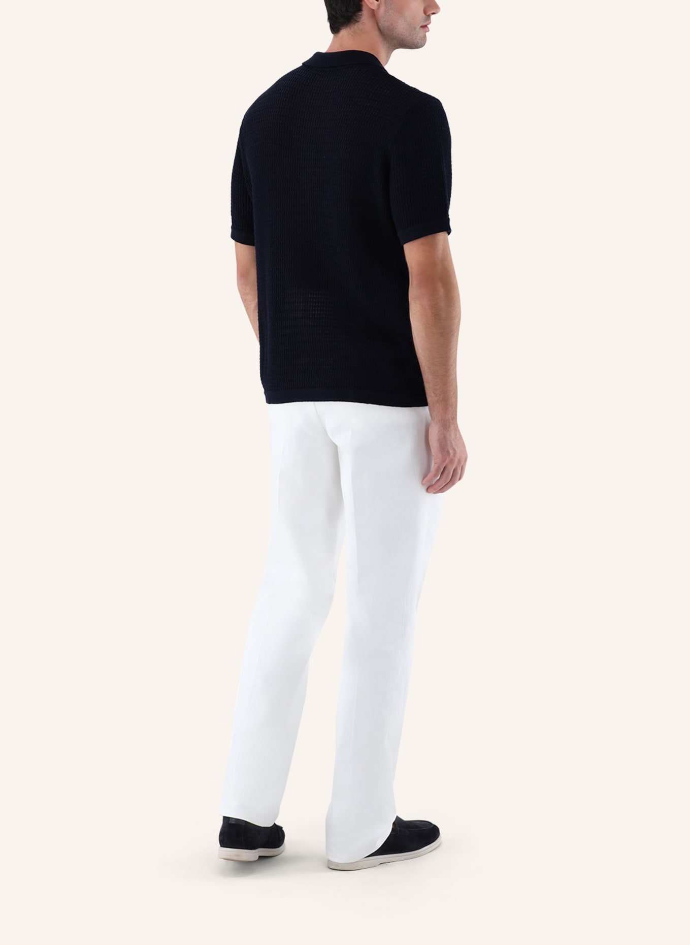 van Laack Poloshirt: DUNKELBLAU