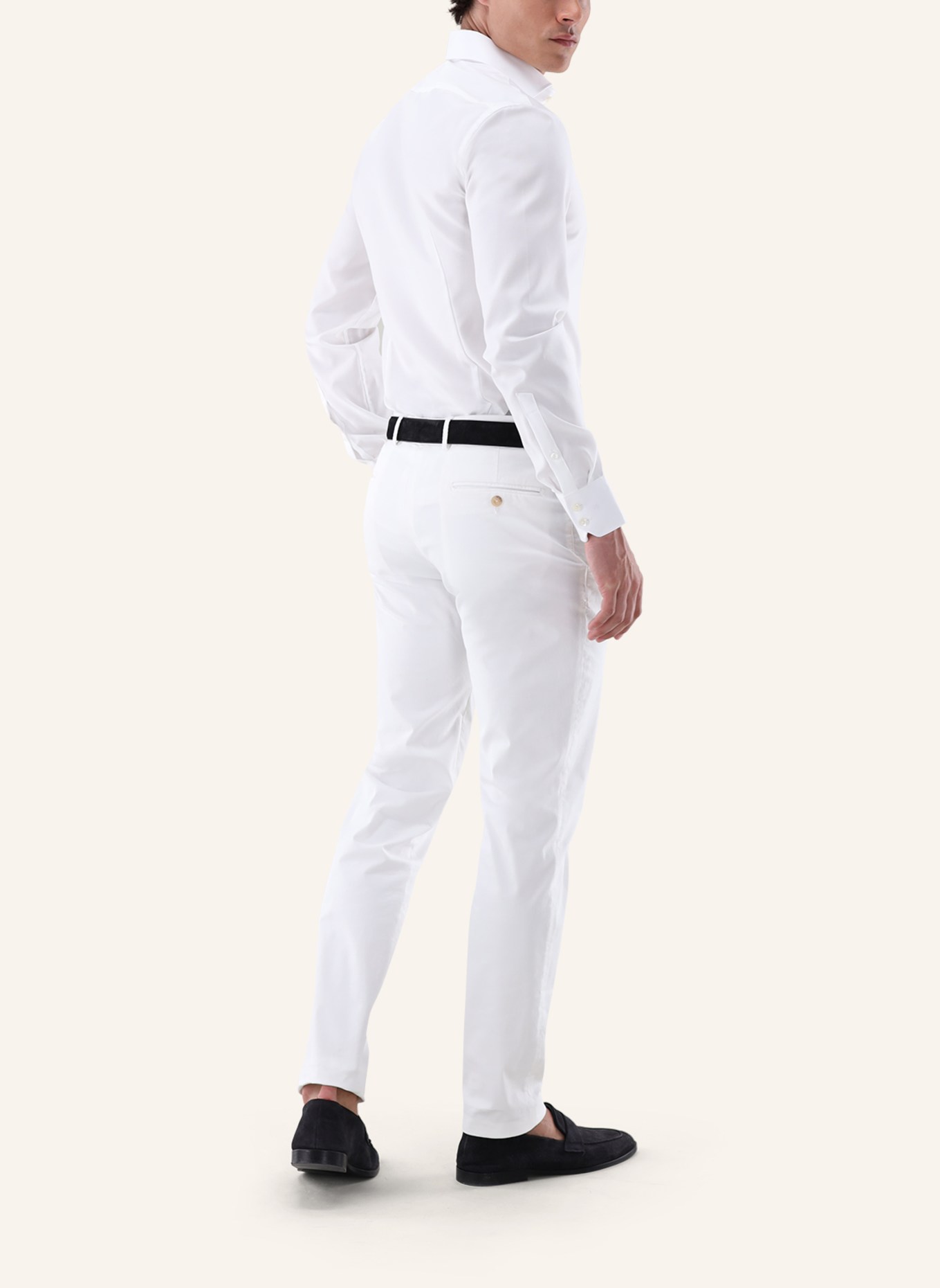 van Laack Hemd Slim Fit: WEISS