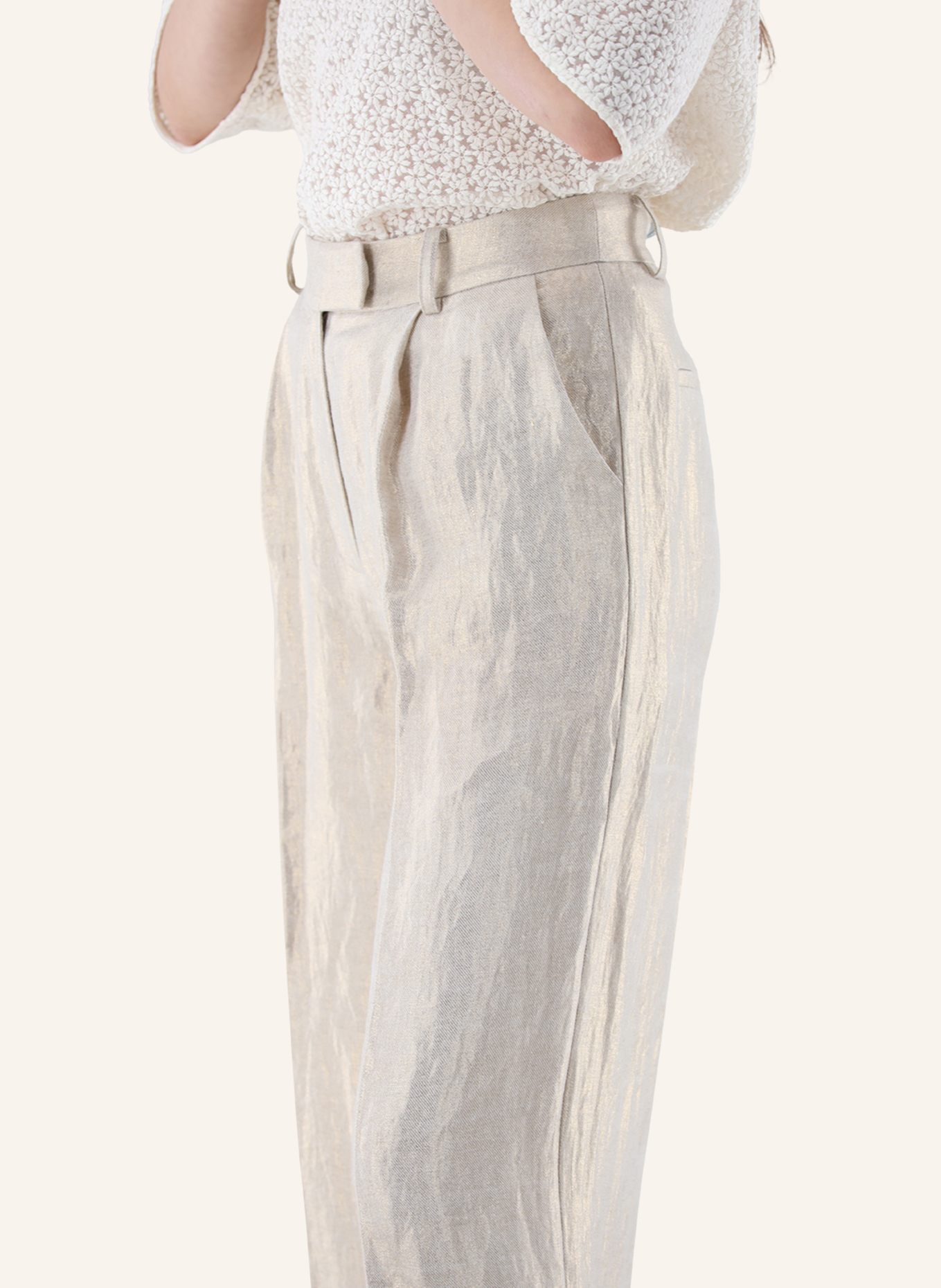 van Laack Hose Modern Fit: GELB