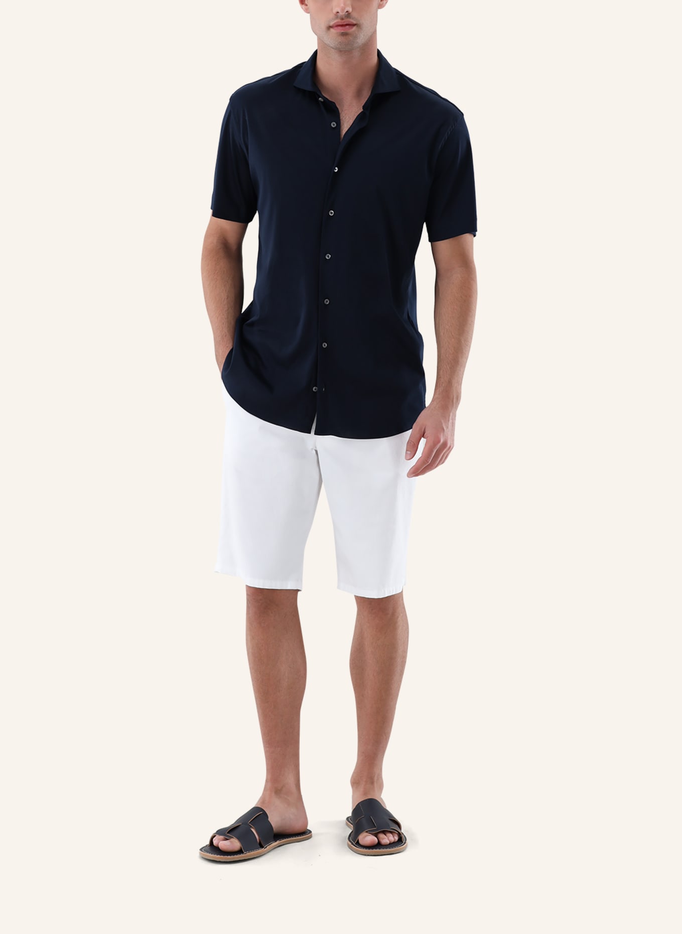 van Laack Hemd Tailor Fit: DUNKELBLAU