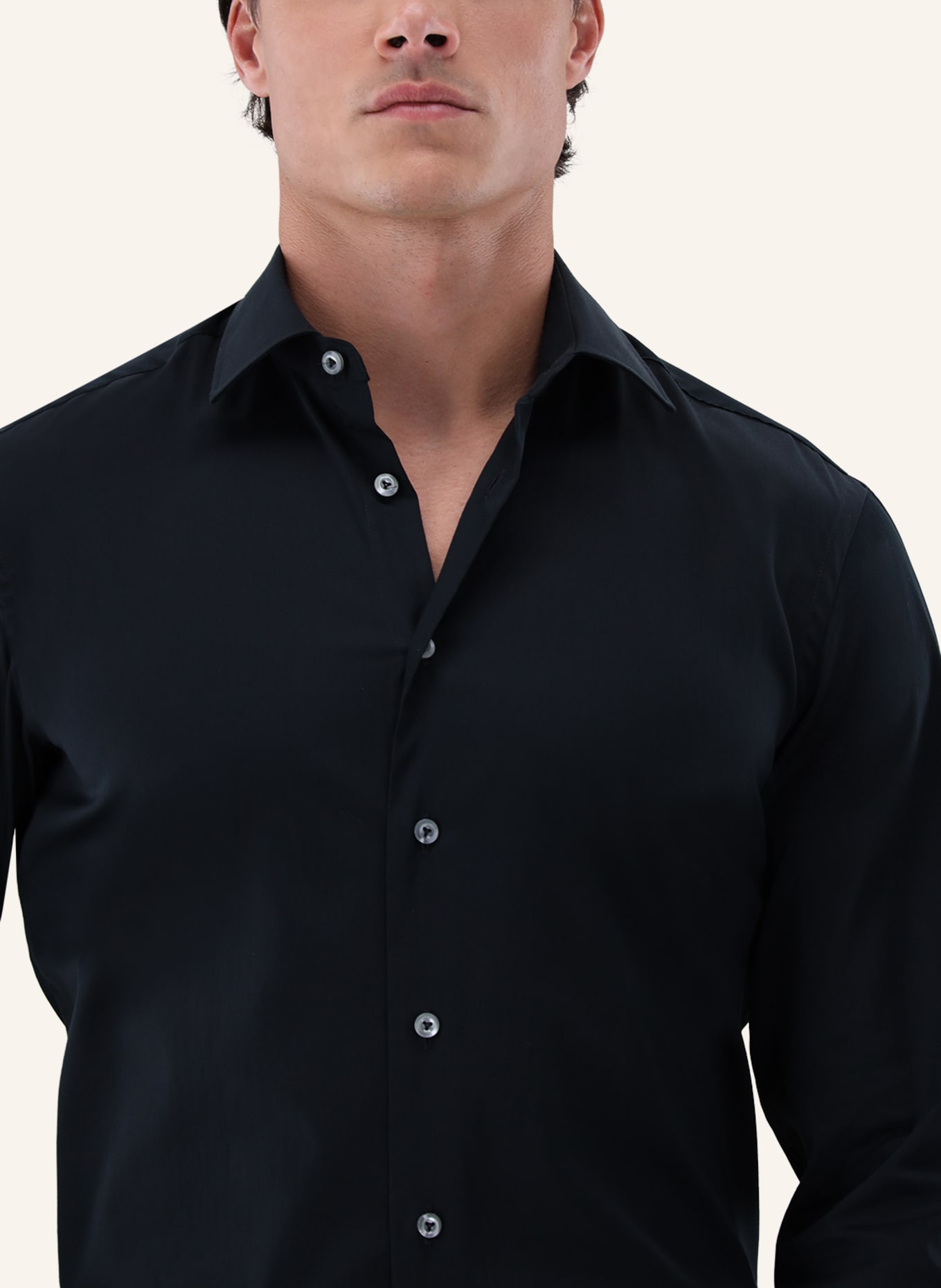 van Laack Hemd Tailor Fit: SCHWARZ