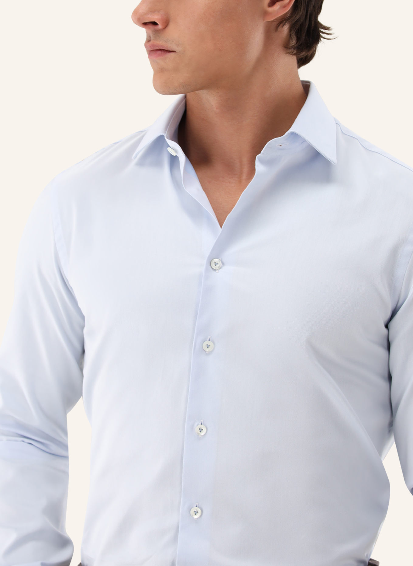 van Laack Hemd Slim Fit: HELLBLAU