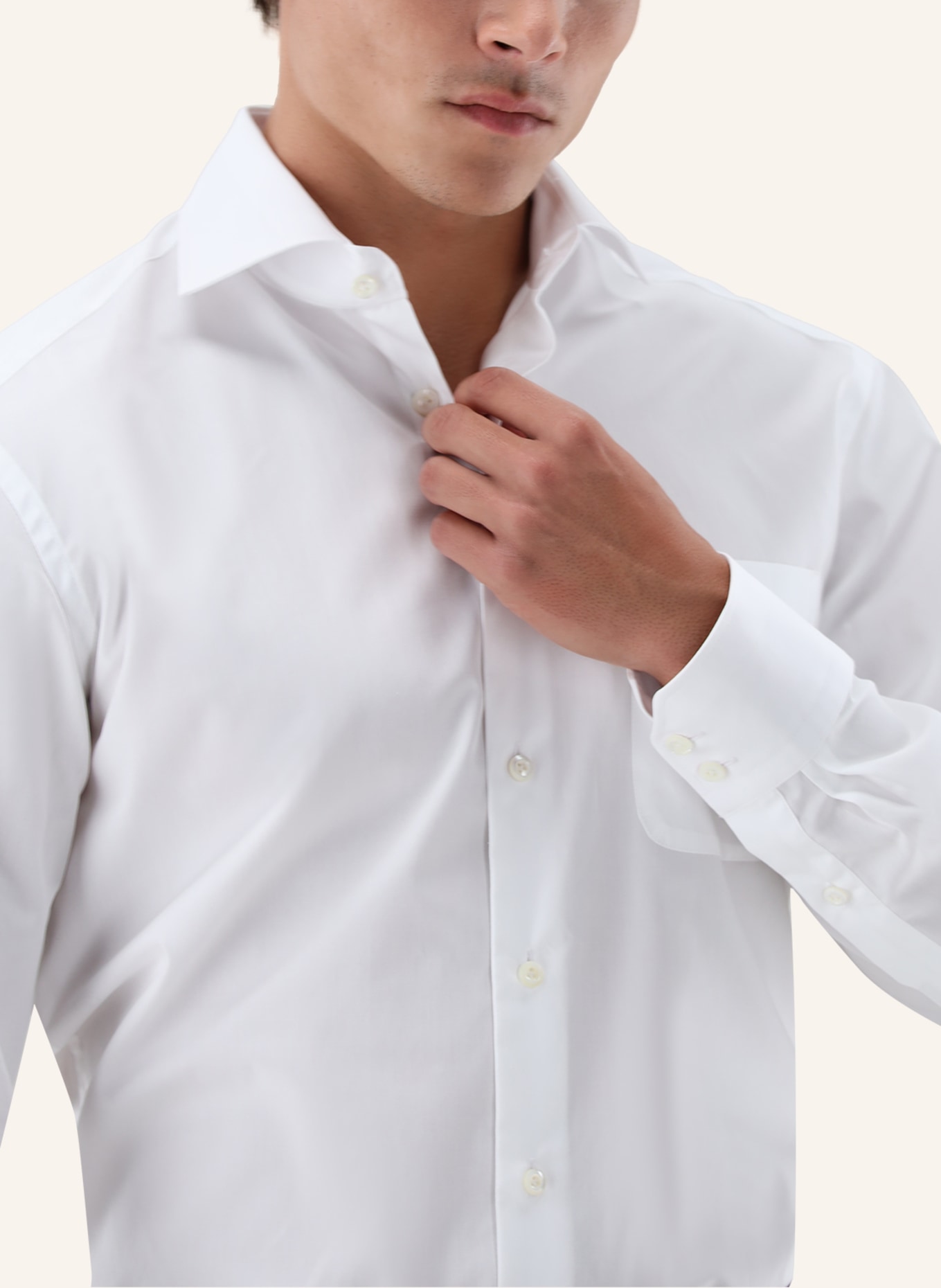 van Laack Hemd Comfort Fit: WEISS