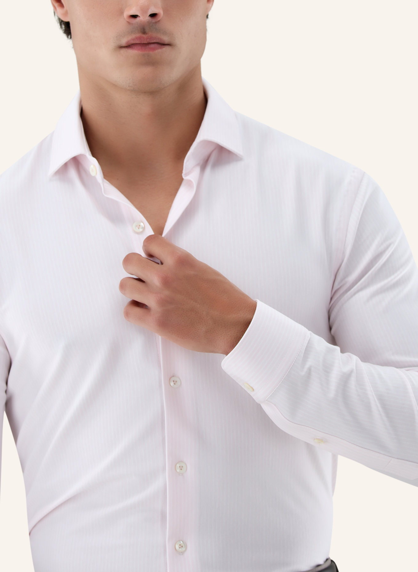 van Laack Hemd Slim Fit: ROT