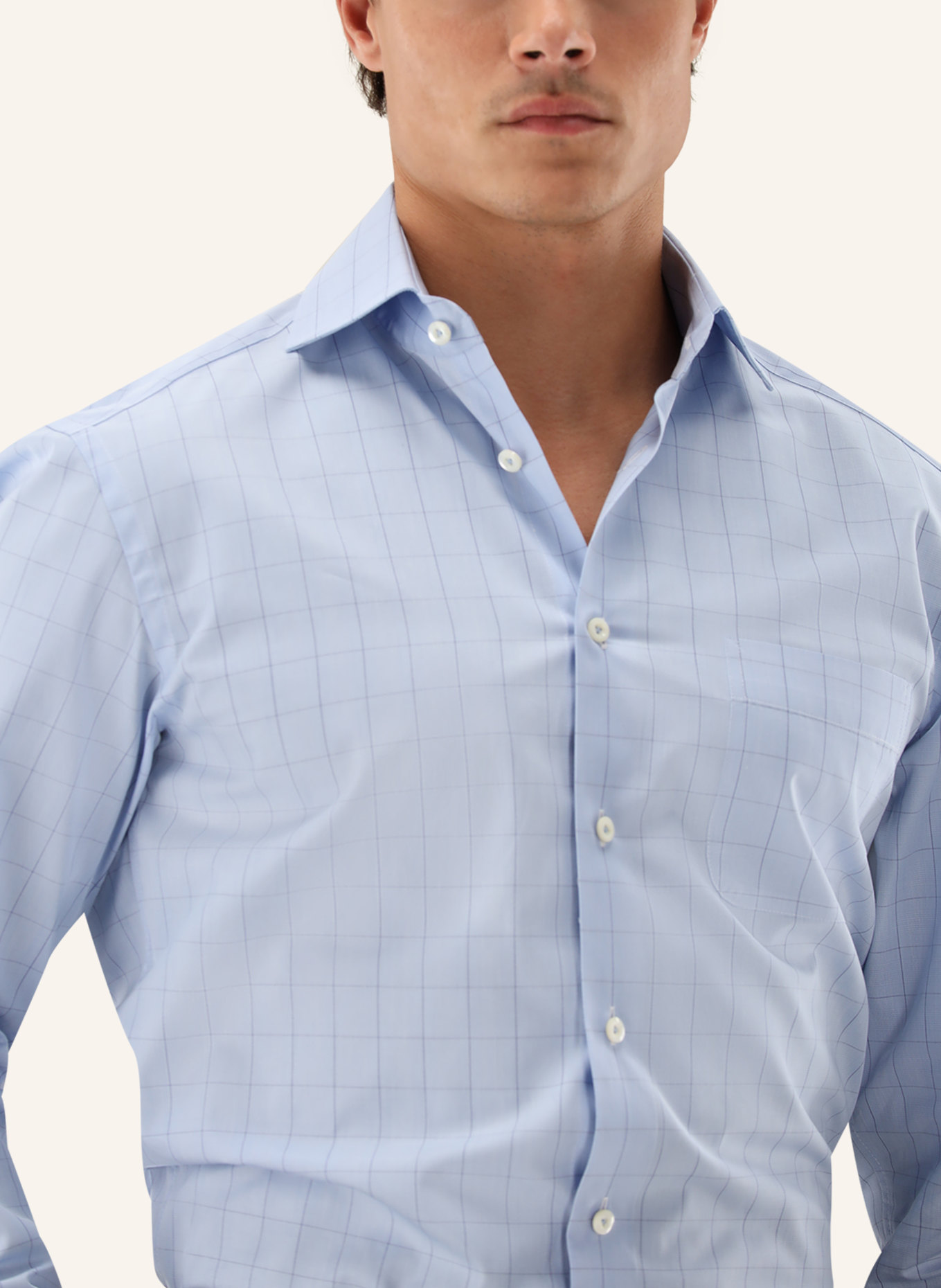 van Laack Hemd Comfort Fit: HELLBLAU