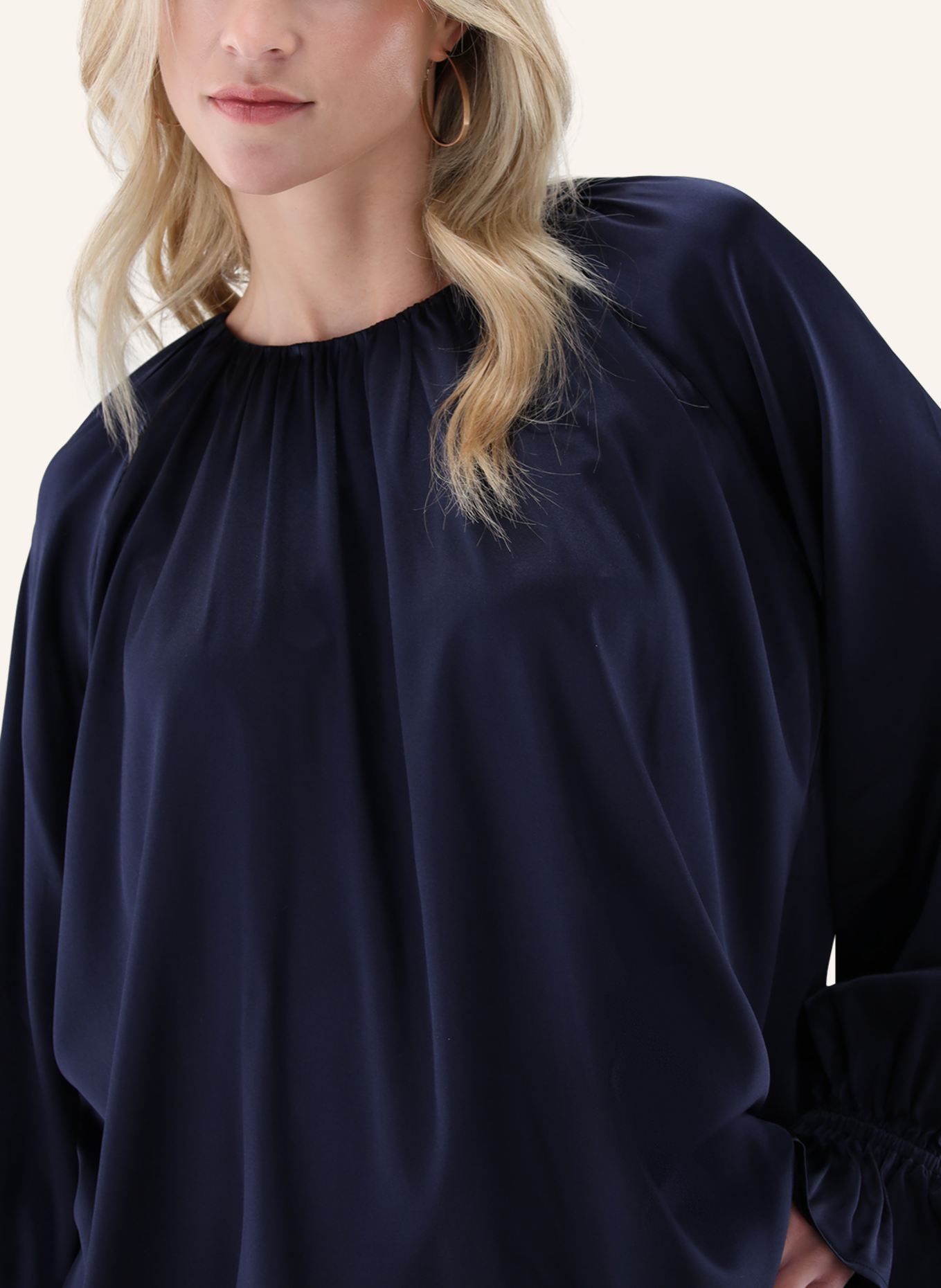 van Laack Bluse Modern Fit: DUNKELBLAU