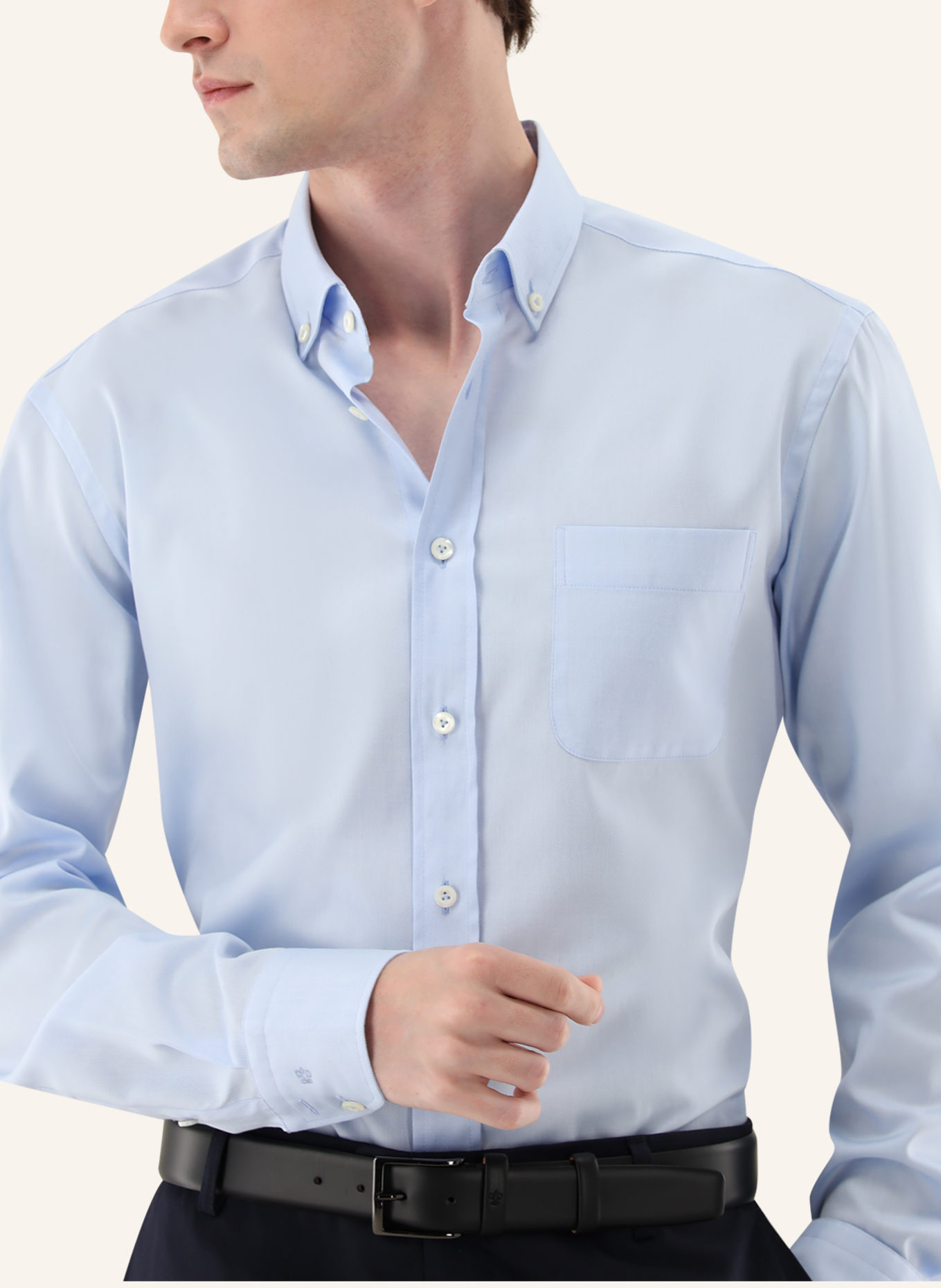 van Laack Hemd Tailor Fit: BLAU