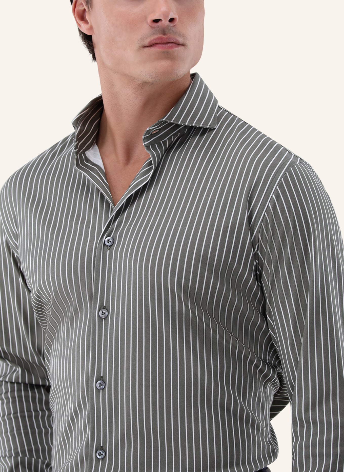 van Laack Hemd Tailor Fit: GRÜN