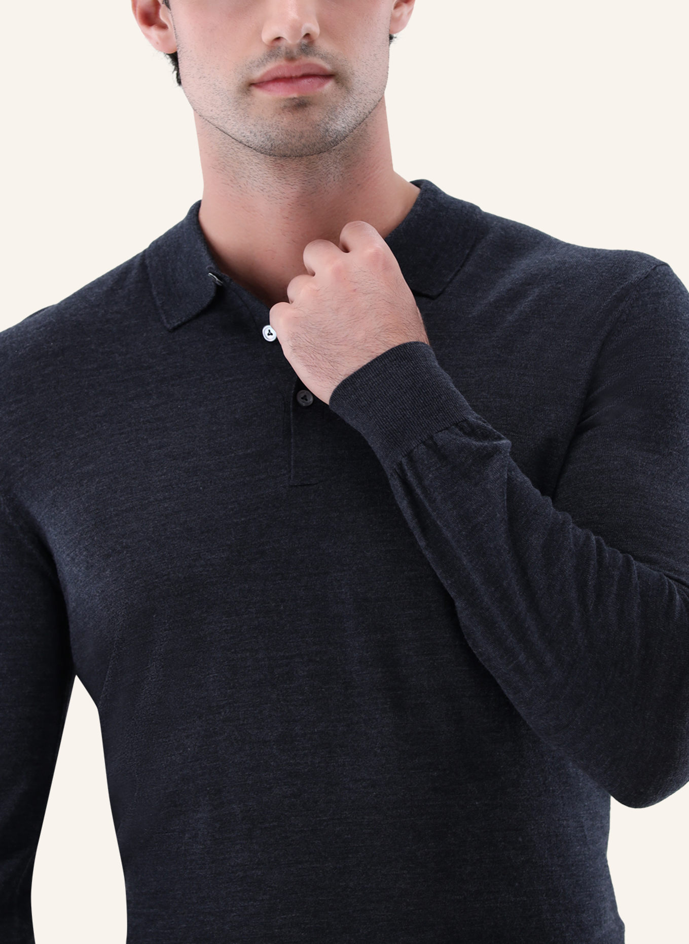 van Laack Pullover: DUNKELGRAU