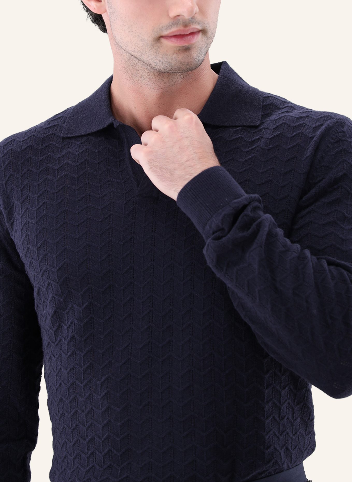 van Laack Pullover: DUNKELBLAU