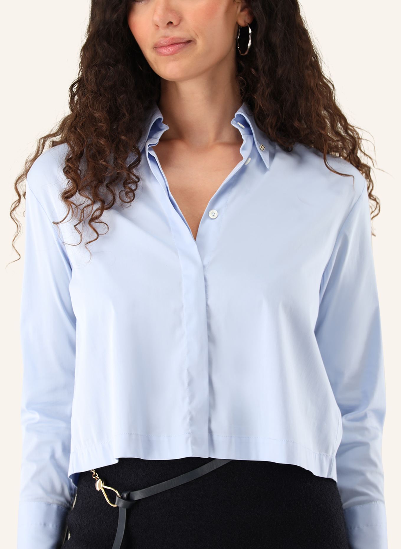 van Laack Bluse Modern Fit: HELLBLAU