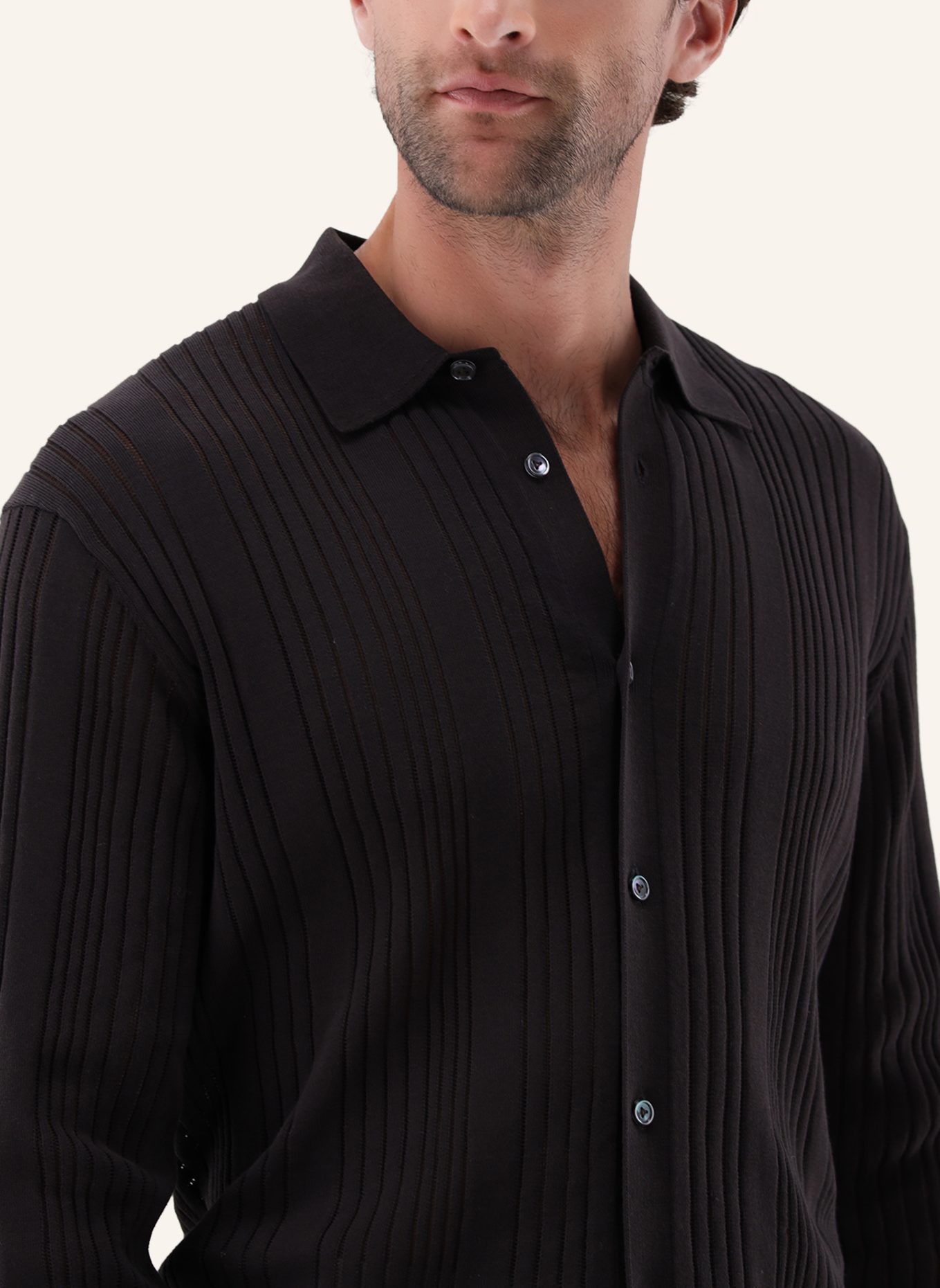 van Laack Pullover: BEIGE/ BRAUN